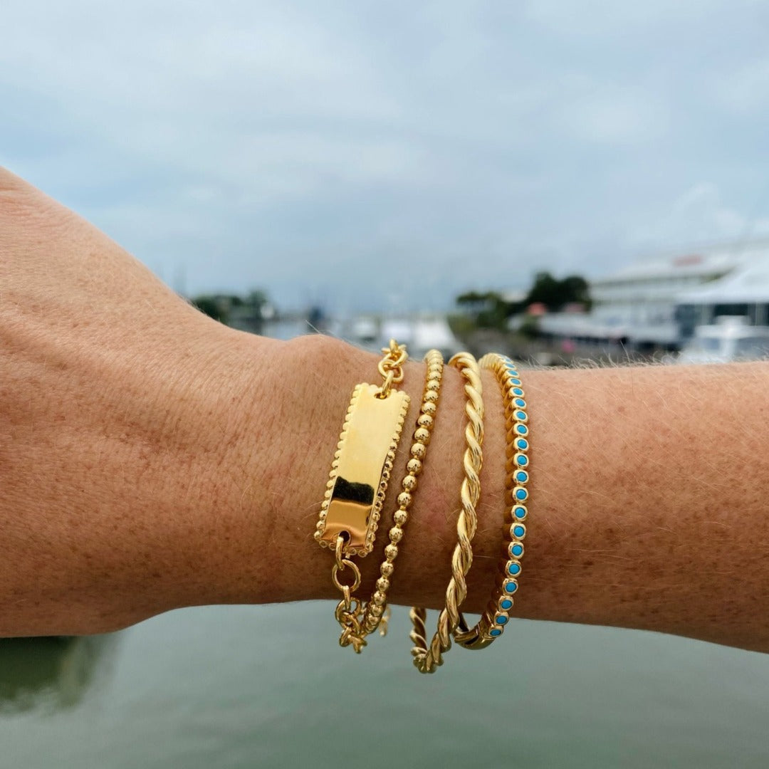 Goldbug Collection Lowcountry Rope Cuff Bracelet - Handmade Coastal Jewelry for Women | Perfect for Beach Vacations, Summer Outfits & Boho Style Accessories