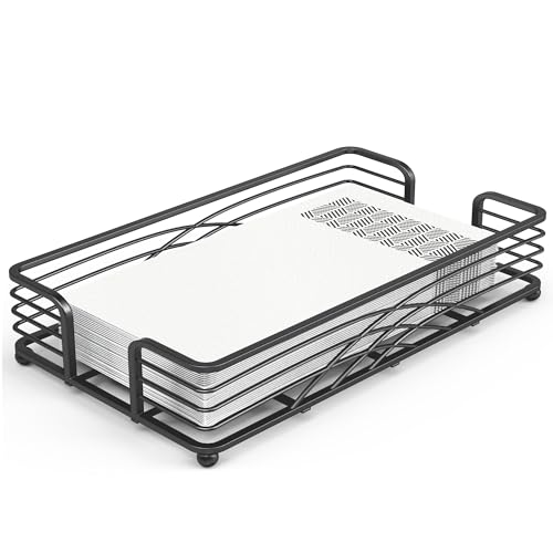 C - Black Napkin Holder for Bathroom
