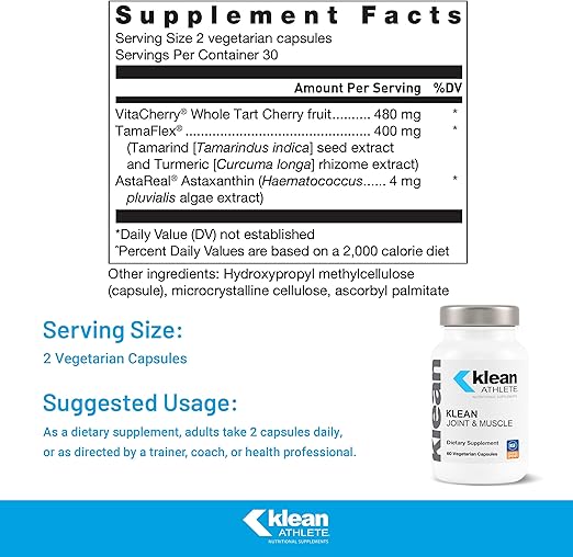 Klean Joint & Muscle Supplement for Pain Relief & Mobility Support - Ideal for Athletes, Seniors & Active Lifestyles