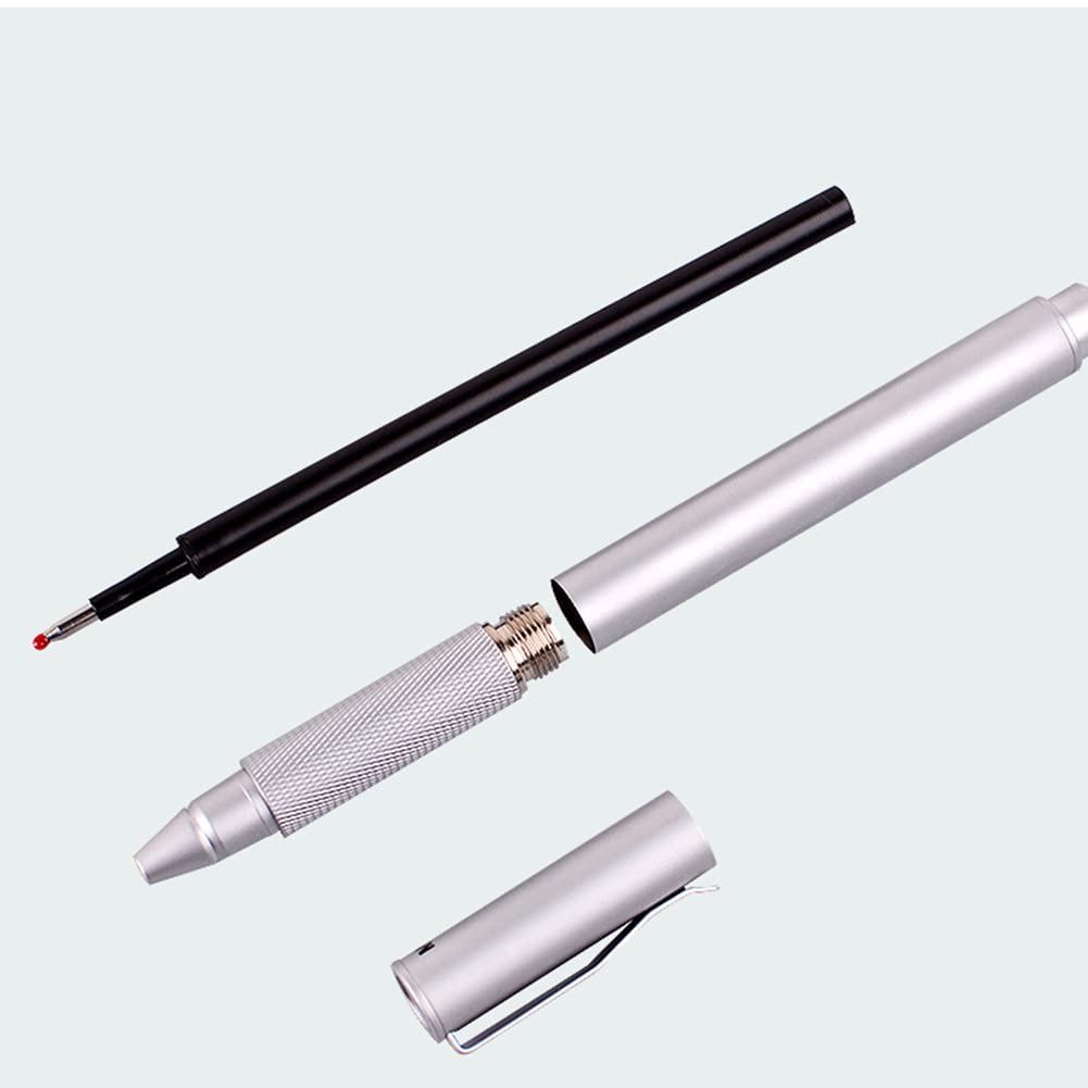 Premium 0.5mm Fine Point Black Gel Pen - Metal Body Quick-Drying Ink Pen with Cap - Perfect for Office, School, Wedding & Birthday Gifts (Elegant Gift Box Included) - Ideal for Note Taking, Journaling, Card Writing & Special Occasions