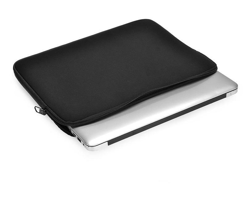 Agva 15.6 Inch Neoprene Laptop Sleeve Case for MacBook Pro/Air - Protective Shockproof & Water-Resistant Cover (Black) - Perfect for Travel, Office & School Use