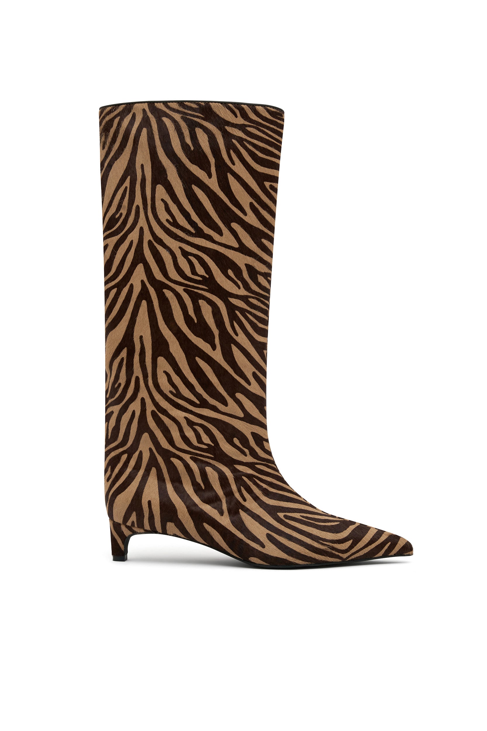 Stacey Women's Zebra Print Ankle Boots - Fashionable & Comfortable for Casual Outings, Parties & Work