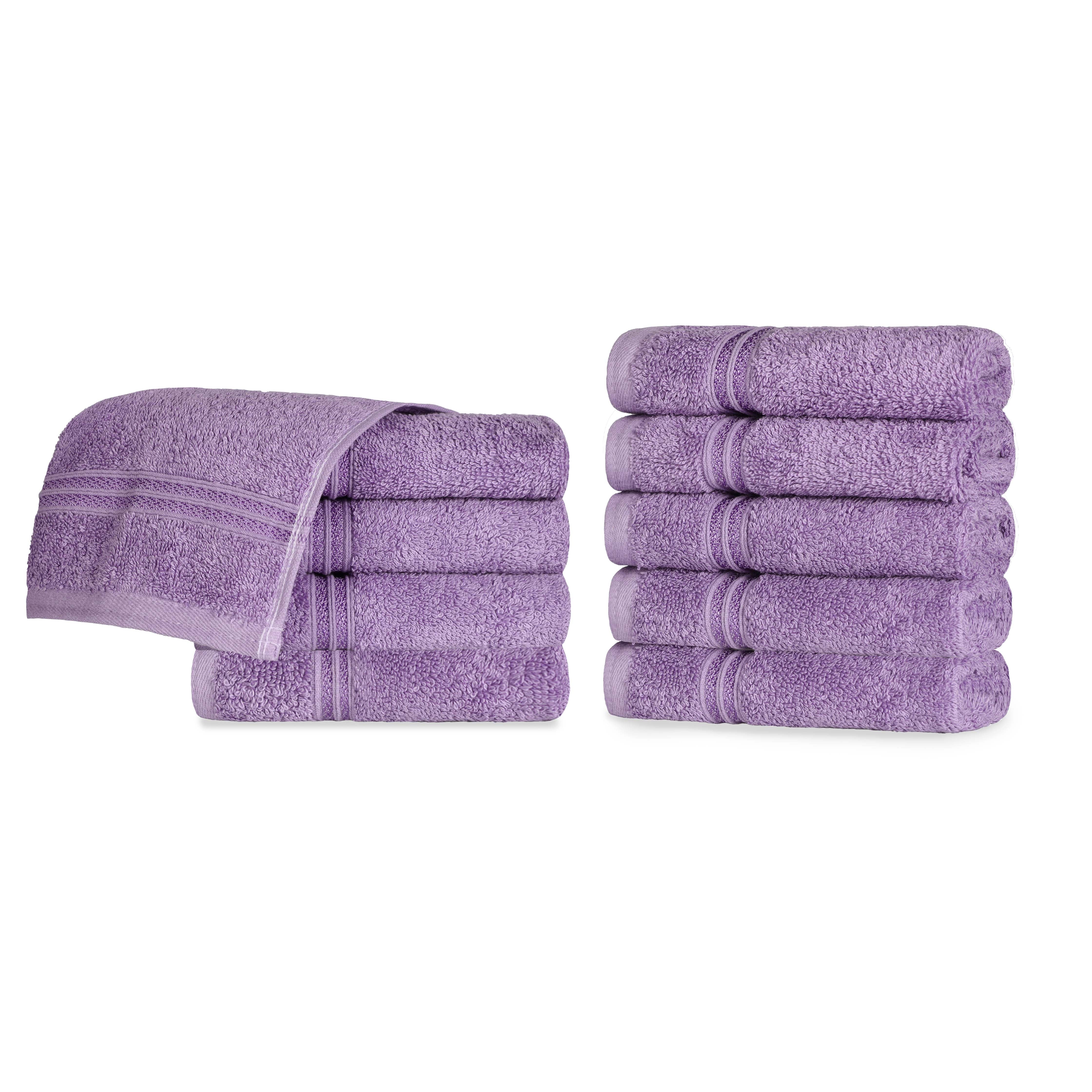 Premium Egyptian Cotton Face Towels - Ultra Soft & Highly Absorbent Bath Towel Set of 10 | Gentle for Sensitive Skin, Perfect for Spa, Gym & Luxury Bathroom Essentials