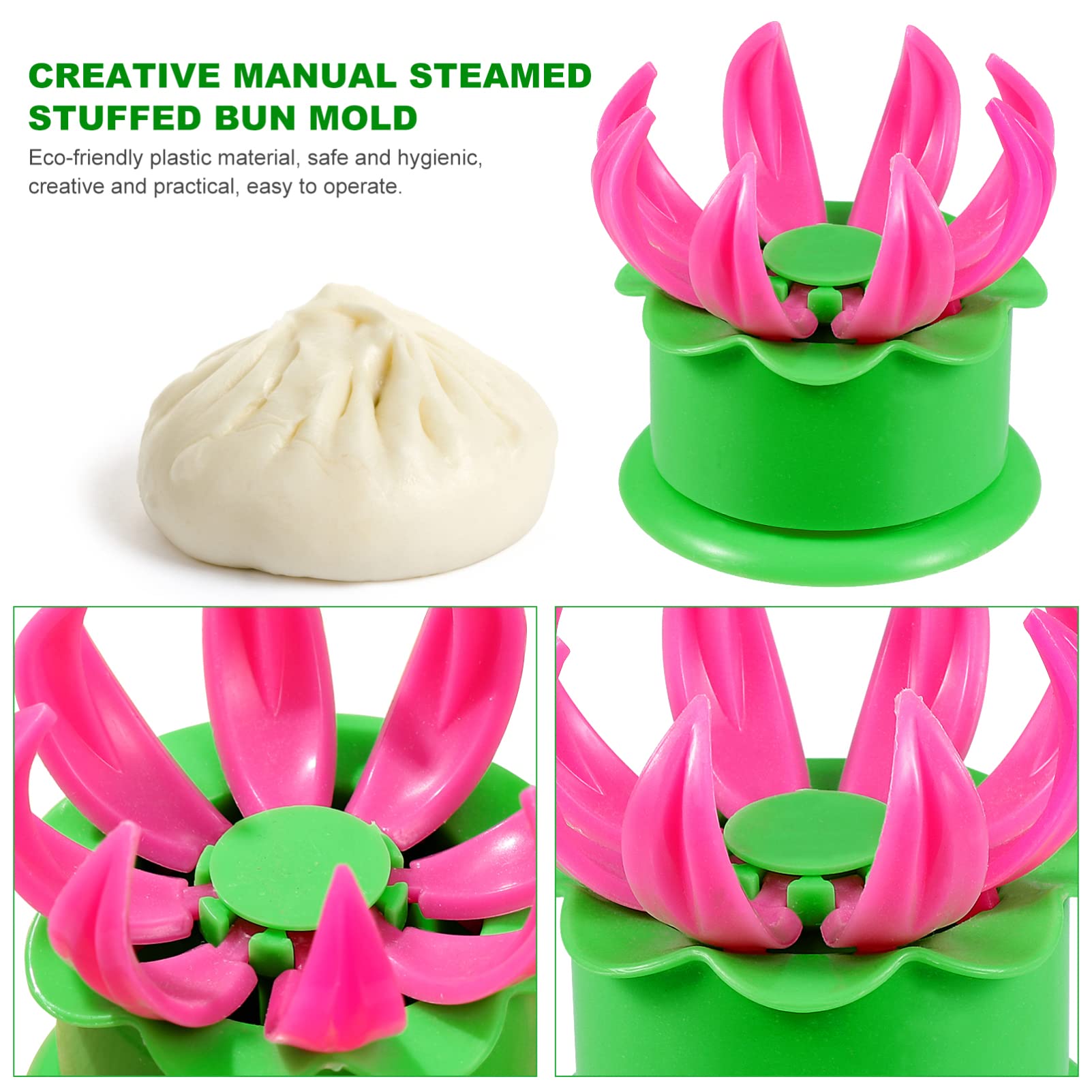 Cabilock Dumpling Maker - DIY Dumpling Press, Steamed Bun Mold & Dough Press Tool for Homemade Chinese Dumplings, Baozi, and Pies | Perfect for Asian Cooking, Family Meals, and Party Food Prep