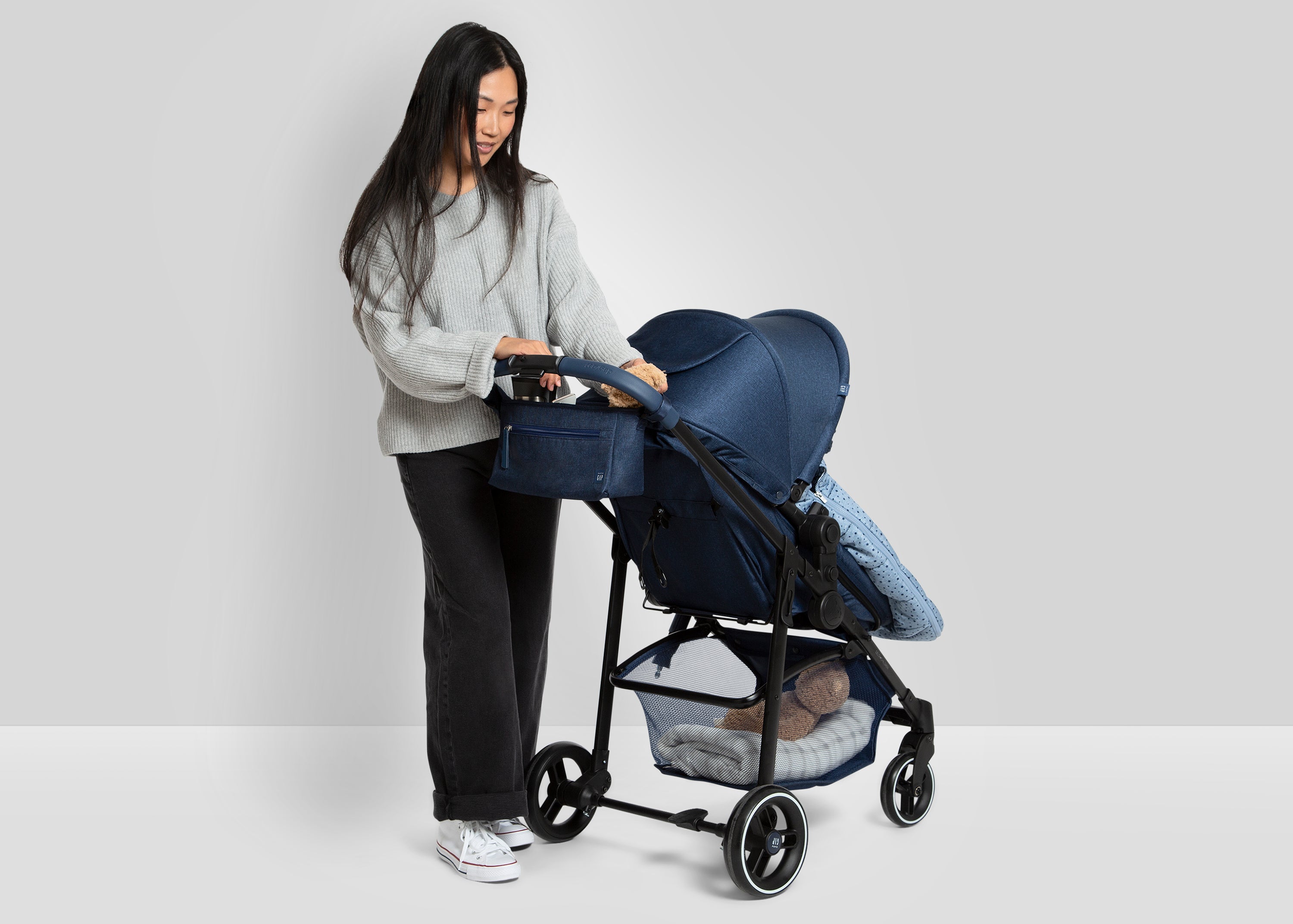 BabyGap Classic Parent Organizer for Single Stroller - Diaper Bag with Multiple Pockets - Perfect for On-the-Go Parents & Stroller Organization
