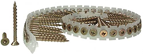 Senco 1-3/4 Inch Steel Screws - 1000 Pack (PK1000-08F175Y) for Woodworking, Framing & Construction Projects