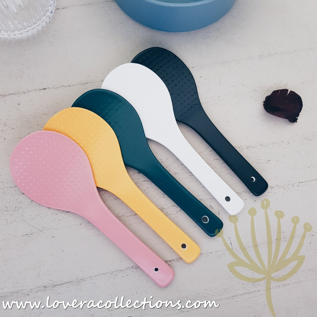 Premium Kalours Rice Scoops, Soup Spoons & Soup Ladles Set - 3-Piece Stainless Steel Kitchen Utensils for Serving, Cooking & Meal Prep - Perfect for Restaurants, Catering & Home Dining