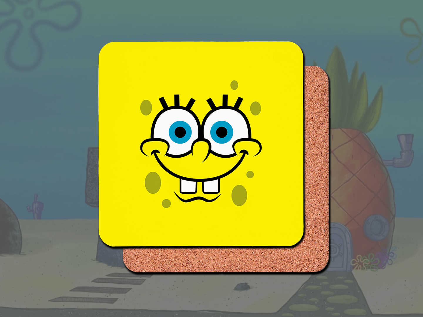 SpongeBob SquarePants Coffee Mug - Funny Cartoon Character Ceramic Cup for Hot & Cold Drinks - Perfect Gift for Fans, Office Use, or Home Decor