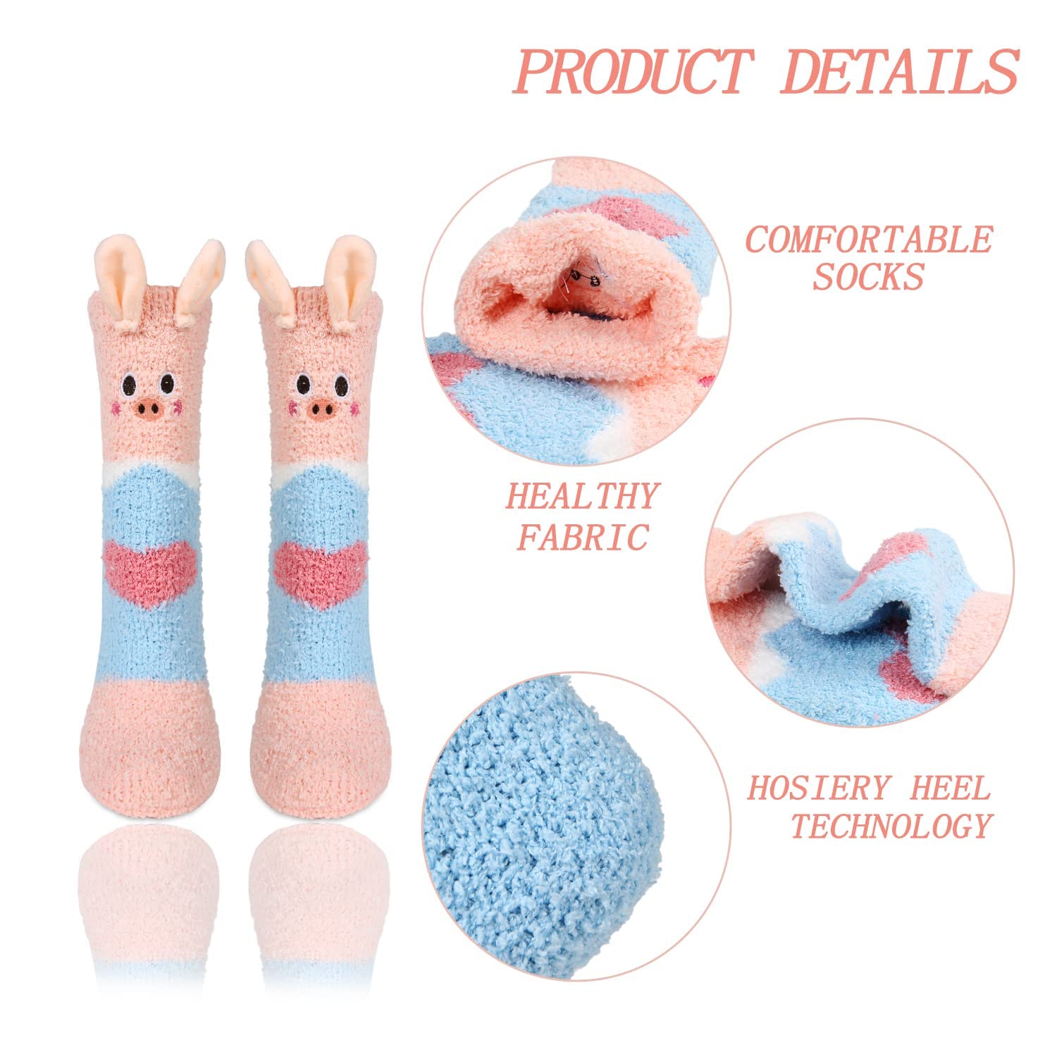 Benefeet Fuzzy Socks for Women - Warm Winter Slipper Socks for Cozy Indoor Wear