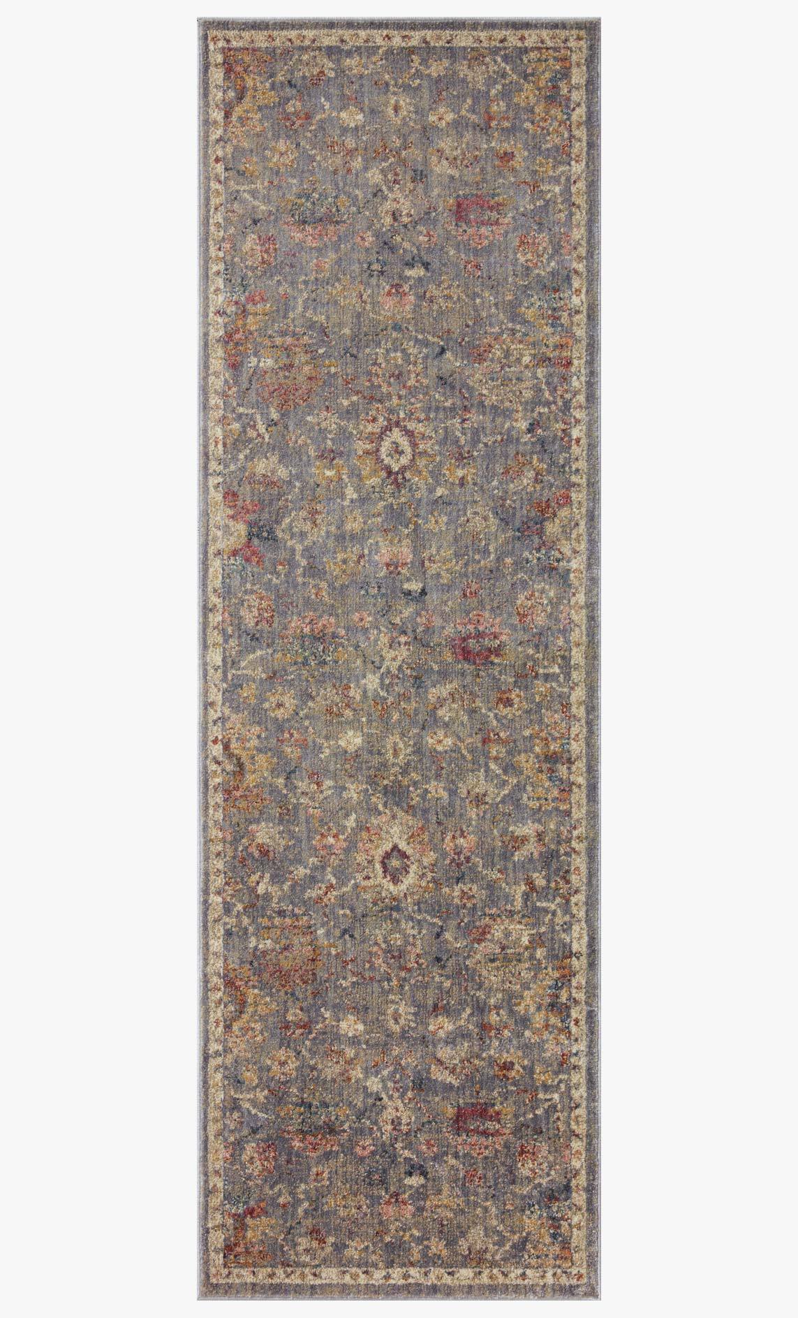 Giada Silver/Multi Area Rug - Soft Modern Boho Rug for Living Room, Bedroom & Dining Room Decor