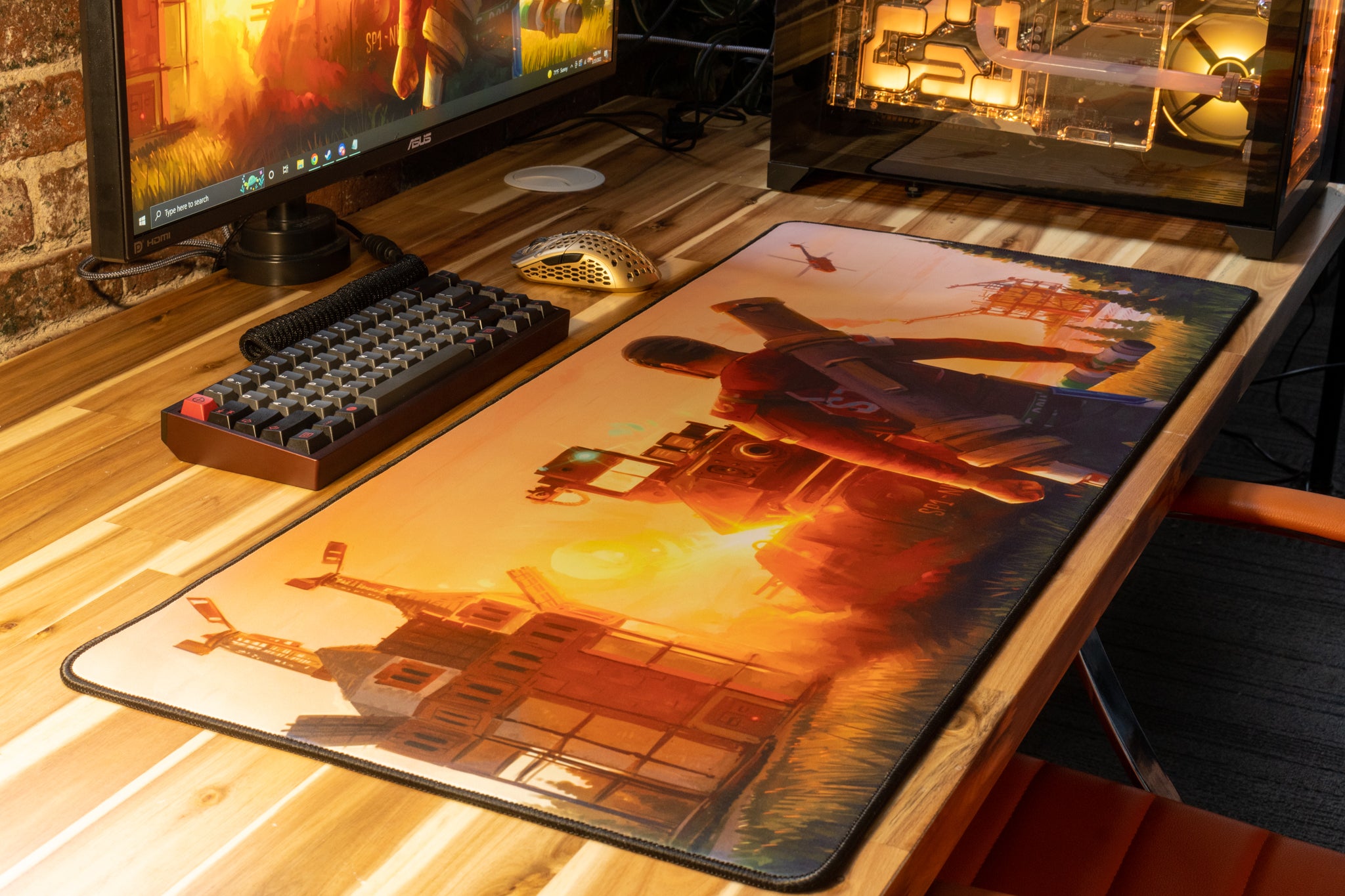 Limited Edition Spinky Content Creator Collaboration Deskmat - Premium Mouse Pad for Gaming, Streaming & Office Work