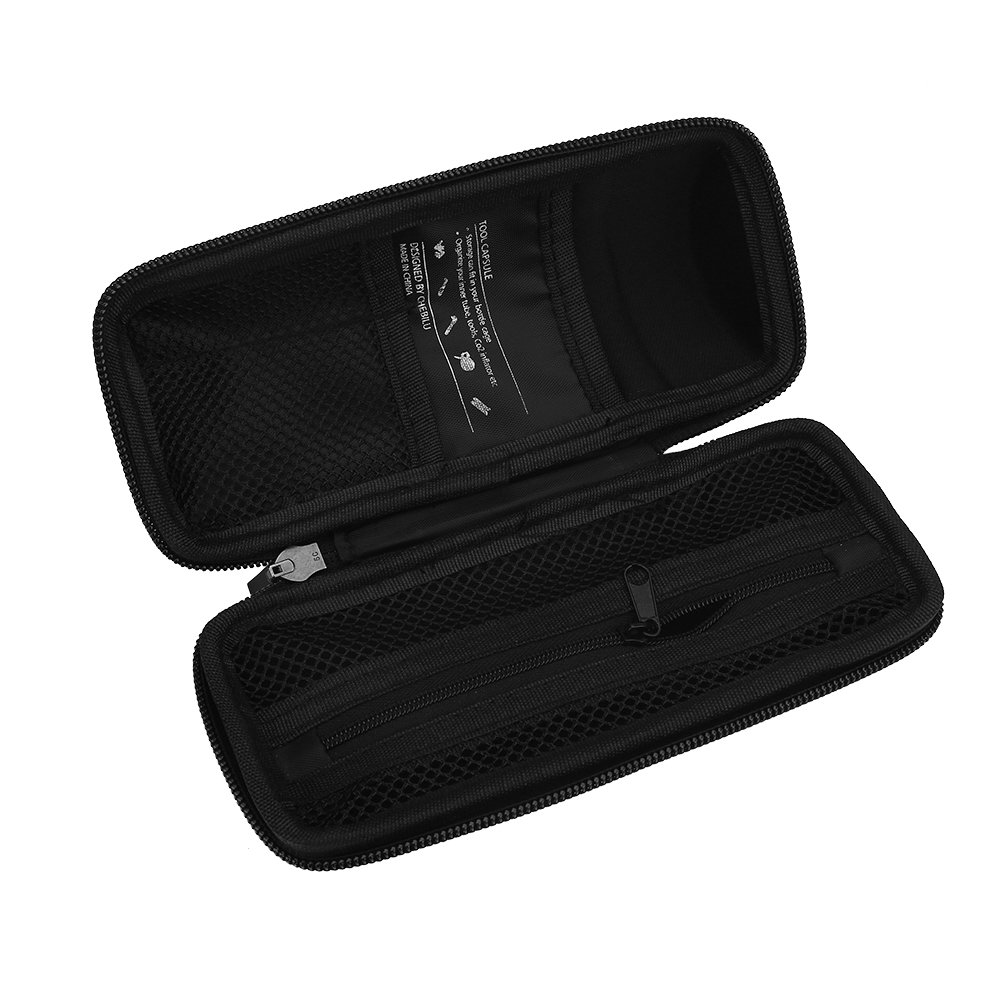 **Waterproof Bike Bottle Cage Tool Bag - Portable Repair Kit for Outdoor Cycling & Maintenance - Durable Storage Pouch for Water Bottle Holder & Sports Tools (Black)**    *Perfect for cycling trips, mountain biking, road repairs, and outdoor adventures.*