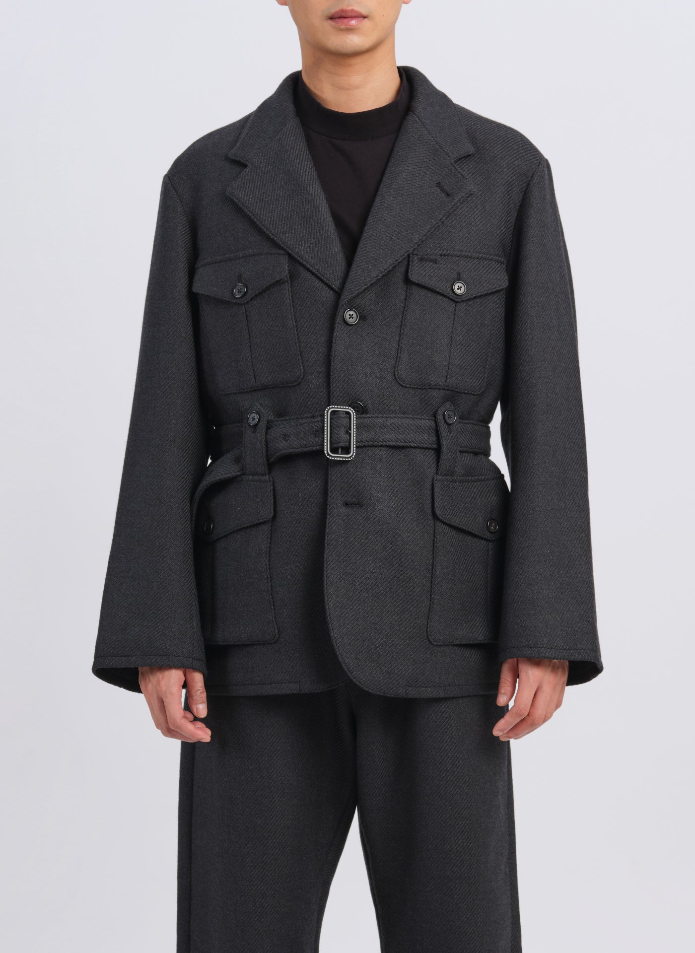 Premium Marzotto Wool Single-Breasted Hunting Blazer for Men - Soft & Comfortable Outdoor Jacket for Hunting, Shooting & Casual Wear