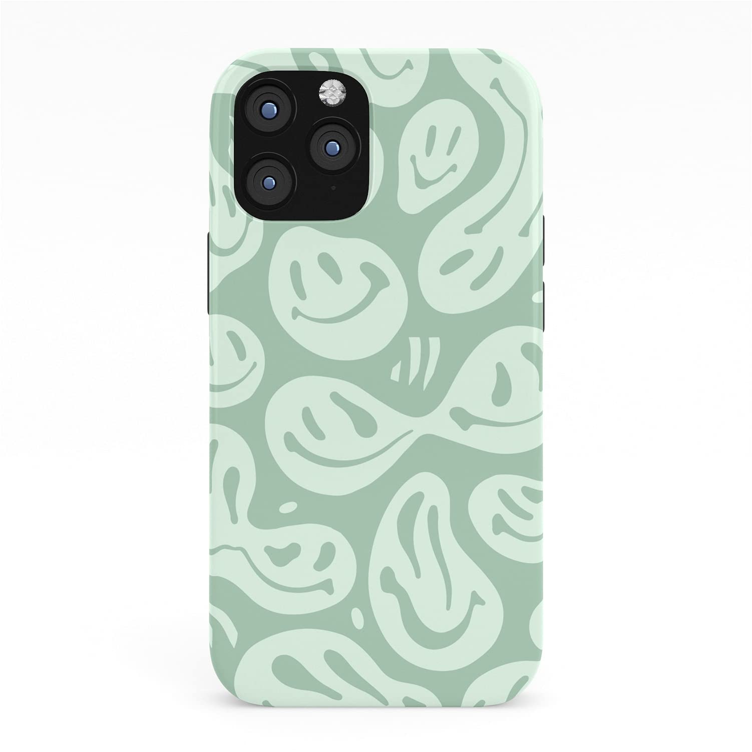 Minty Fresh Melted Happiness iPhone 12 Pro Tough Case - Artistic Protective Phone Cover for iPhone 12/12 Pro - Durable Shockproof Case with Unique Design - Perfect for Everyday Use, Travel & Gift Giving
