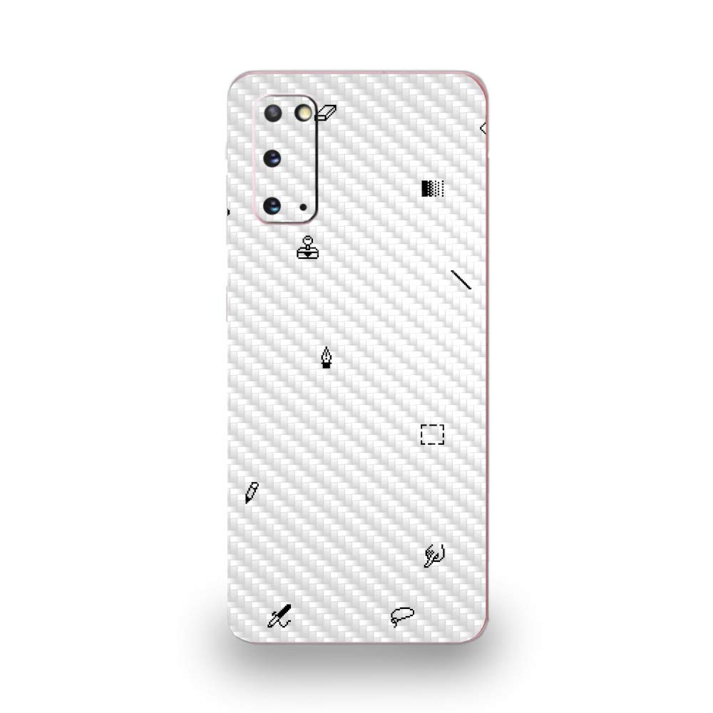 Premium Carbon Fiber Skin for Samsung Galaxy S20 - Protective & Durable Pixel Pattern Design | Easy to Apply | Made in USA | Perfect for Daily Use, Travel & Outdoor Activities