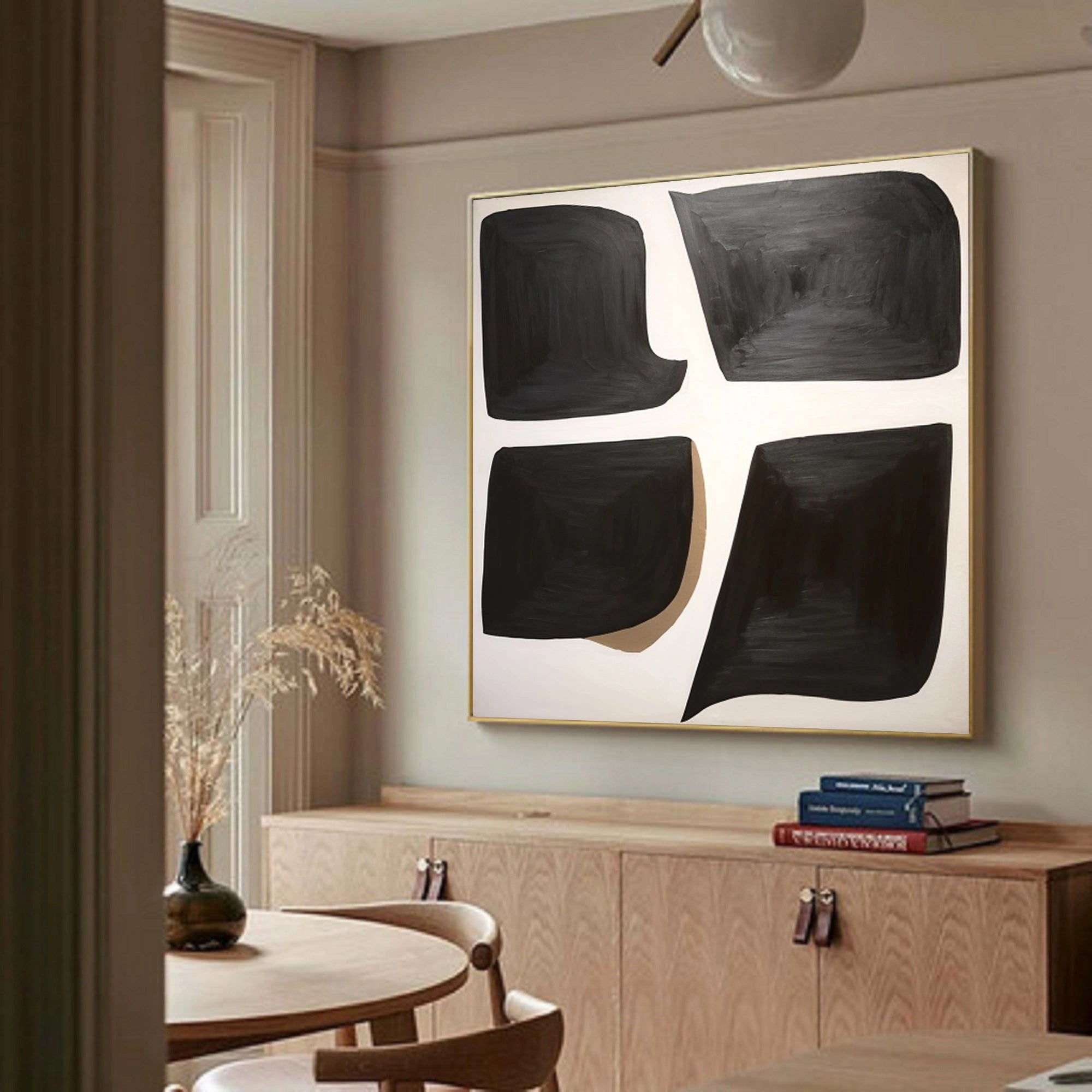 Abstract Tranquility Art Painting #WS103 - Modern Canvas Wall Decor for Living Room, Bedroom & Office - Perfect for Home & Office Decor