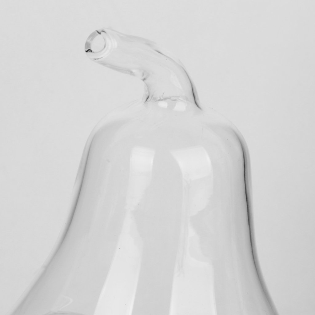 Pear Shaped Glass Hanging Vase - Elegant Plant Flower Decor for Home, Wedding, Garden & Office | Handmade Clear Glass Bottle for Air Plants, Succulents & Fresh Cut Flowers