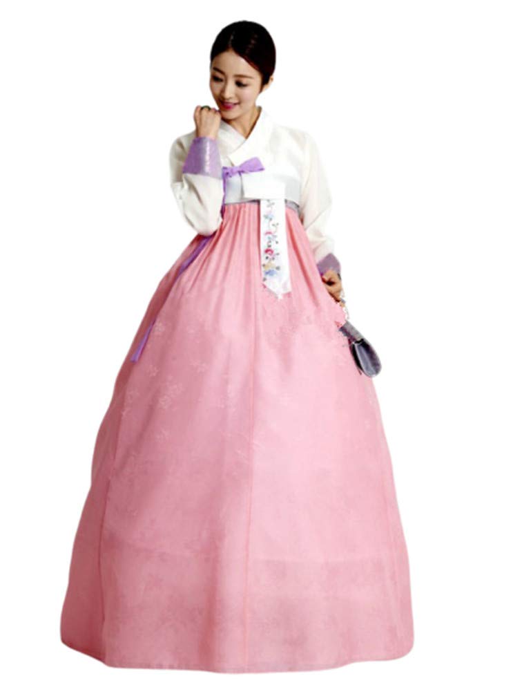Korean Hanbok Dress - Traditional & Modern High Waist Hanbok for Wedding Brides | Elegant Korean Cultural Attire for Ceremonies, Festivals & Special Occasions