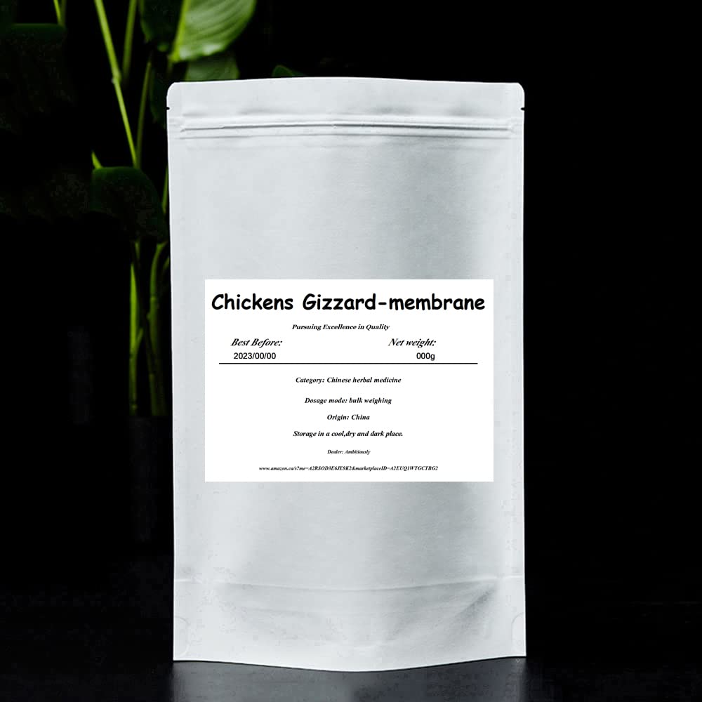 Premium Whole Dried Natural Chicken Gizzard Membrane (Ji Nei Jin) - 250g (0.55 lb) for Traditional Chinese Medicine & Culinary Use - Perfect for Herbal Soups, TCM Remedies, and Gourmet Cooking