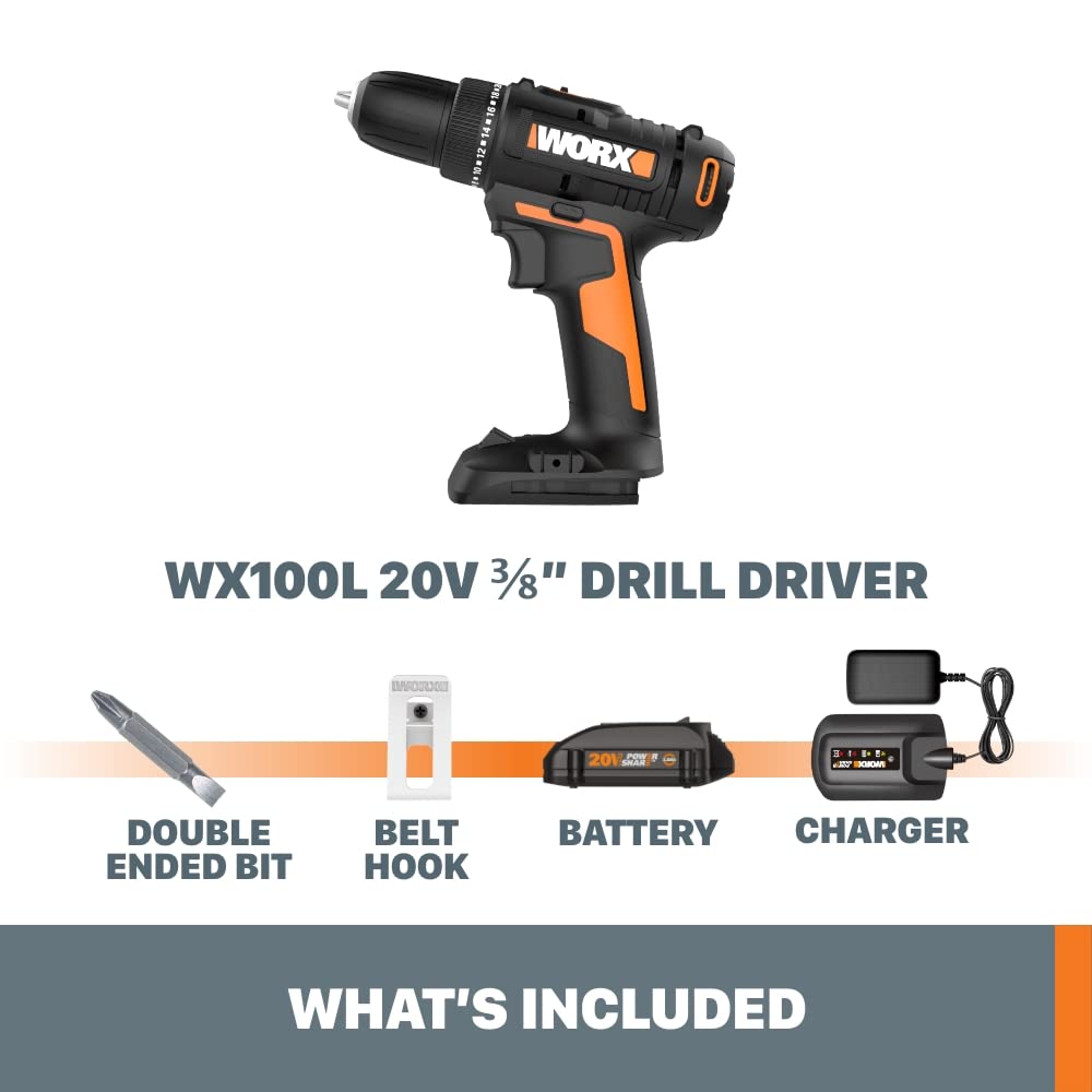 Worx WX100L 20V 3/8