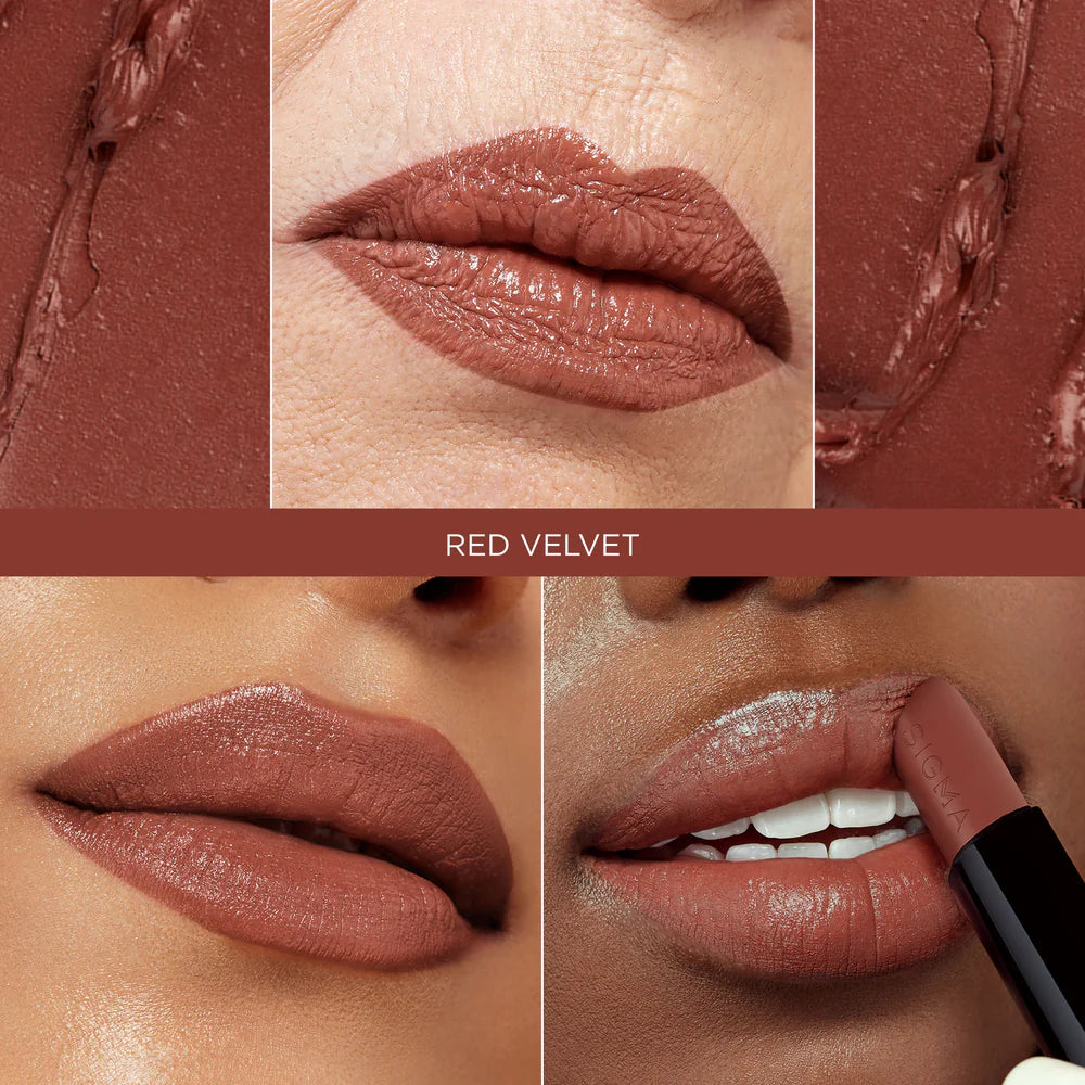 Sigma Beauty Infinity Point Lipstick - Long-Lasting Matte Lip Color, Hydrating & Smudge-Proof - Perfect for Everyday Wear, Date Night & Special Occasions