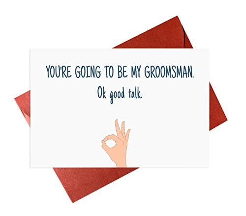 Funny Groomsmen Card