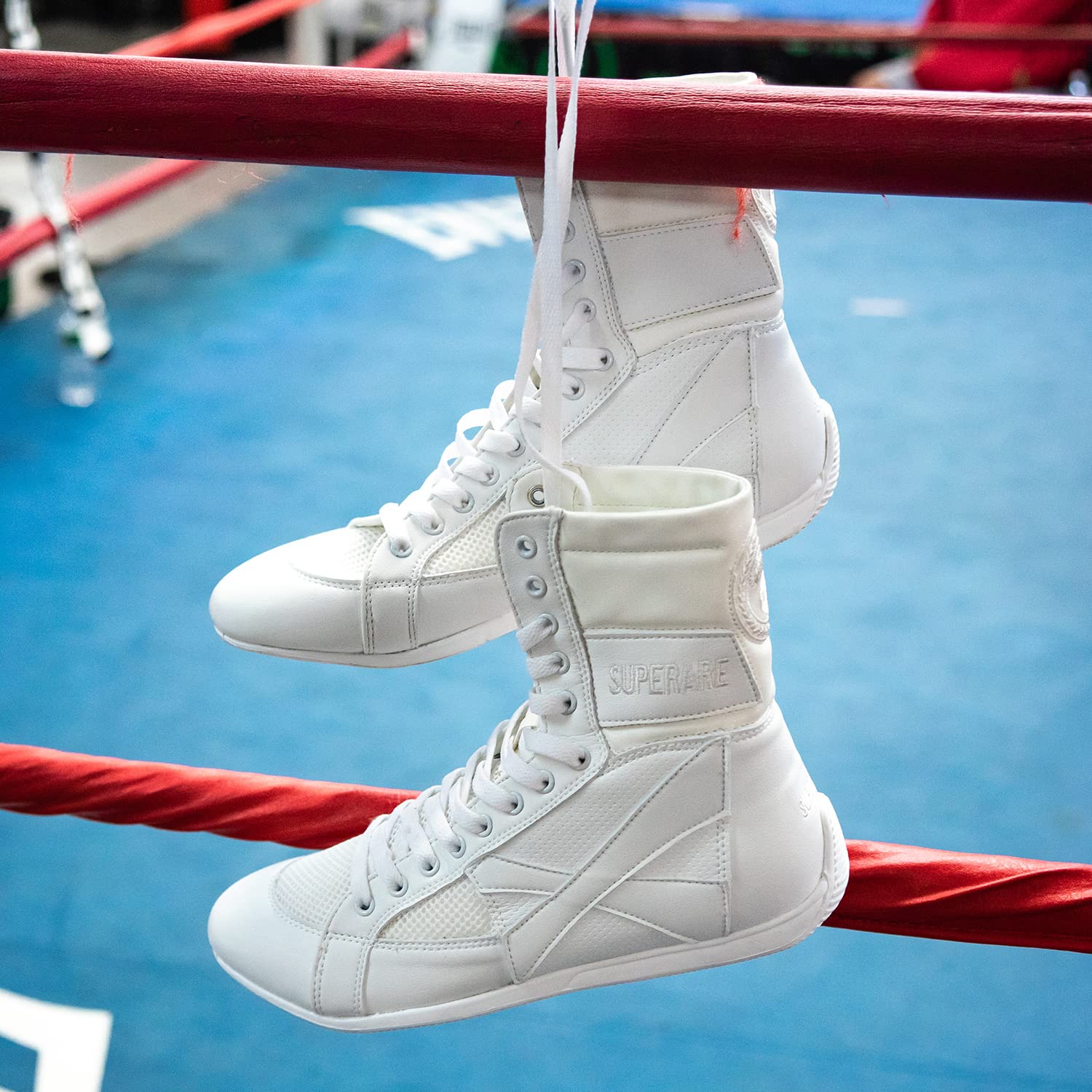 Superare Boxing Shoes for Men & Women – Professional MMA, Kickboxing & Training Workout Shoes | Ideal for Sparring, Gym Training & Martial Arts Competitions