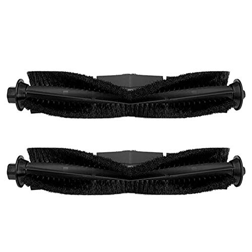 2PCS Replacement Roller Main Brush for Proscenic M7 PRO Robot Vacuum Cleaner - Black - Compatible with Hardwood Floors, Carpets & Pet Hair Cleaning