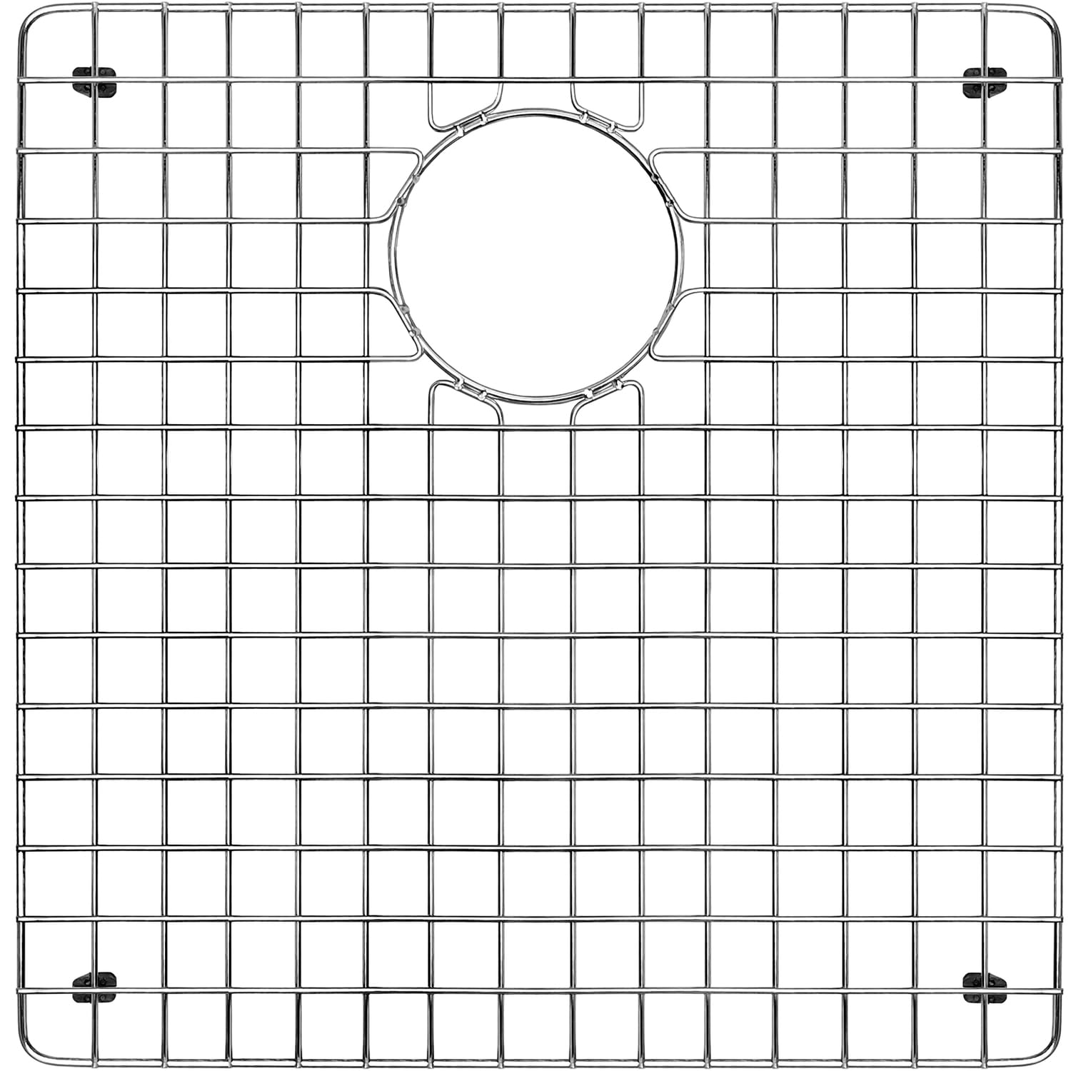 Whitehaus Collection WHNCMD2920LG Stainless Steel Kitchen Grid Organizer - Perfect for Pantry, Cabinet, and Countertop Storage