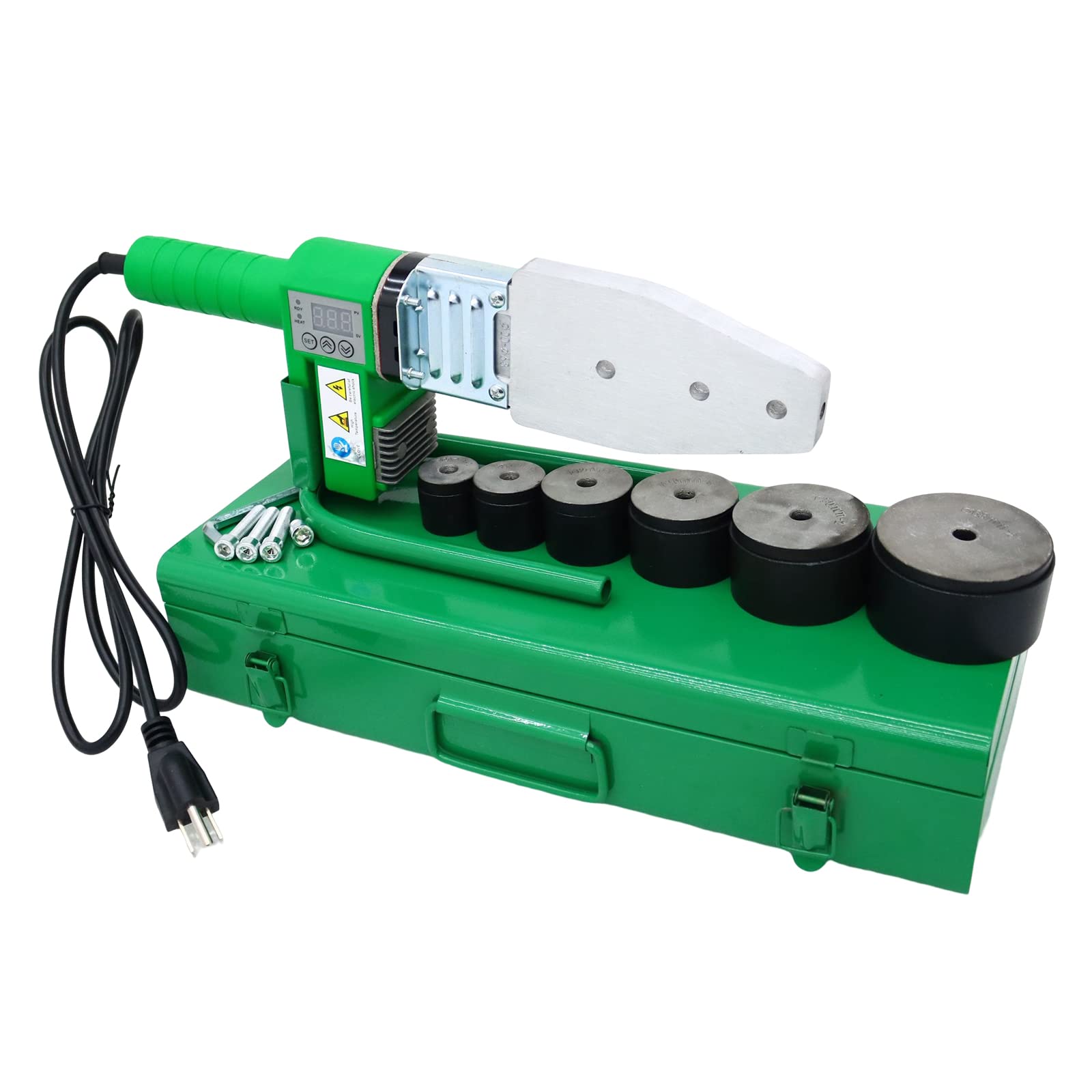 TECHTONGDA 600W Handheld Plastic Pipe Welding Machine - 110V Hot Melt Water Pipe Welder for PE Tube & PVC Pipes | Ideal for Plumbing Repairs, DIY Projects & Irrigation Systems
