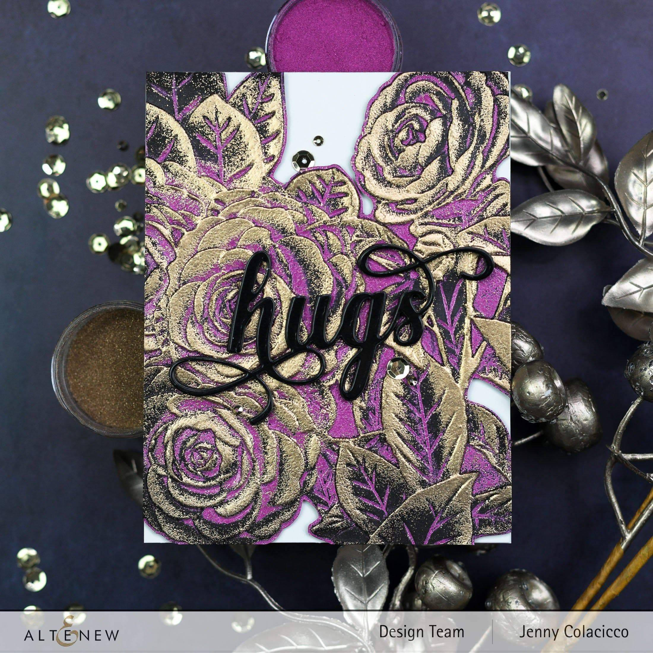 Pink Perfection Camellia 3D Embossing Folder for Card Making, Scrapbooking & DIY Crafts - Floral Texture Paper Craft Tool