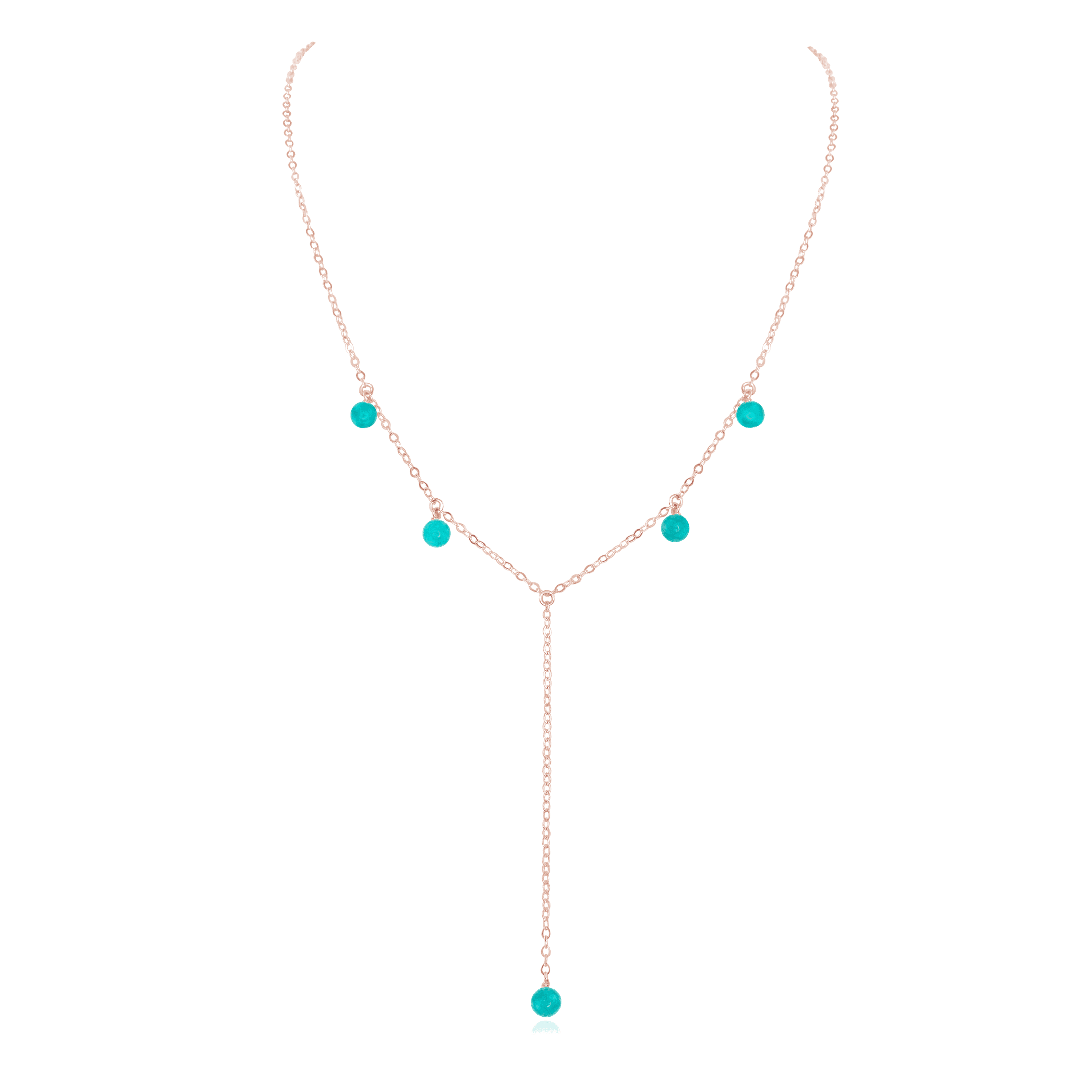 Handmade Turquoise Boho Lariat Necklace - Long Layered Statement Piece for Women | Perfect for Festivals, Beach Vacations & Boho Chic Outfits