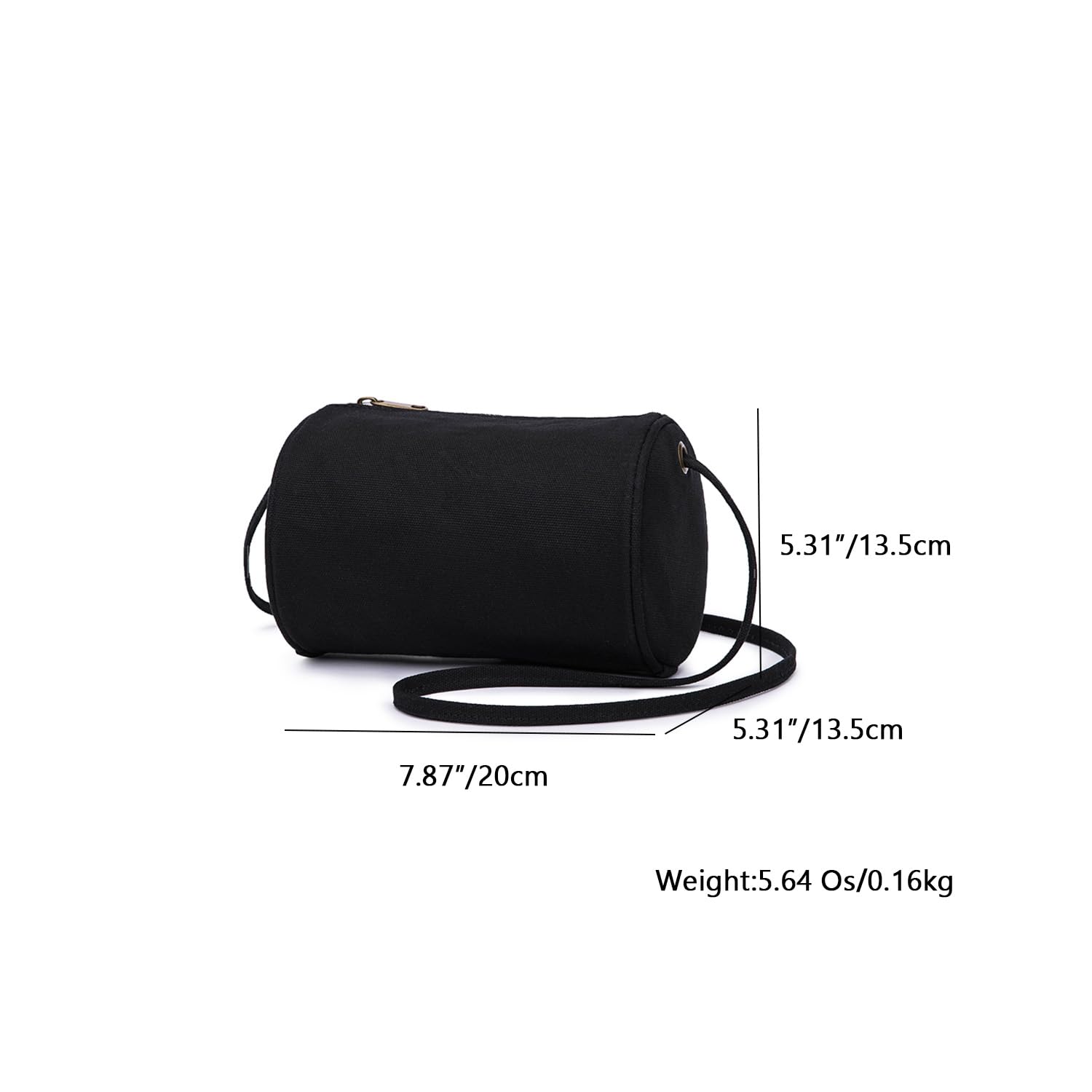 Women's Fashion Casual Cylinder Shape Shoulder Bag - Stylish & Trendy Handbag for Daily Use, Work, Shopping & Travel