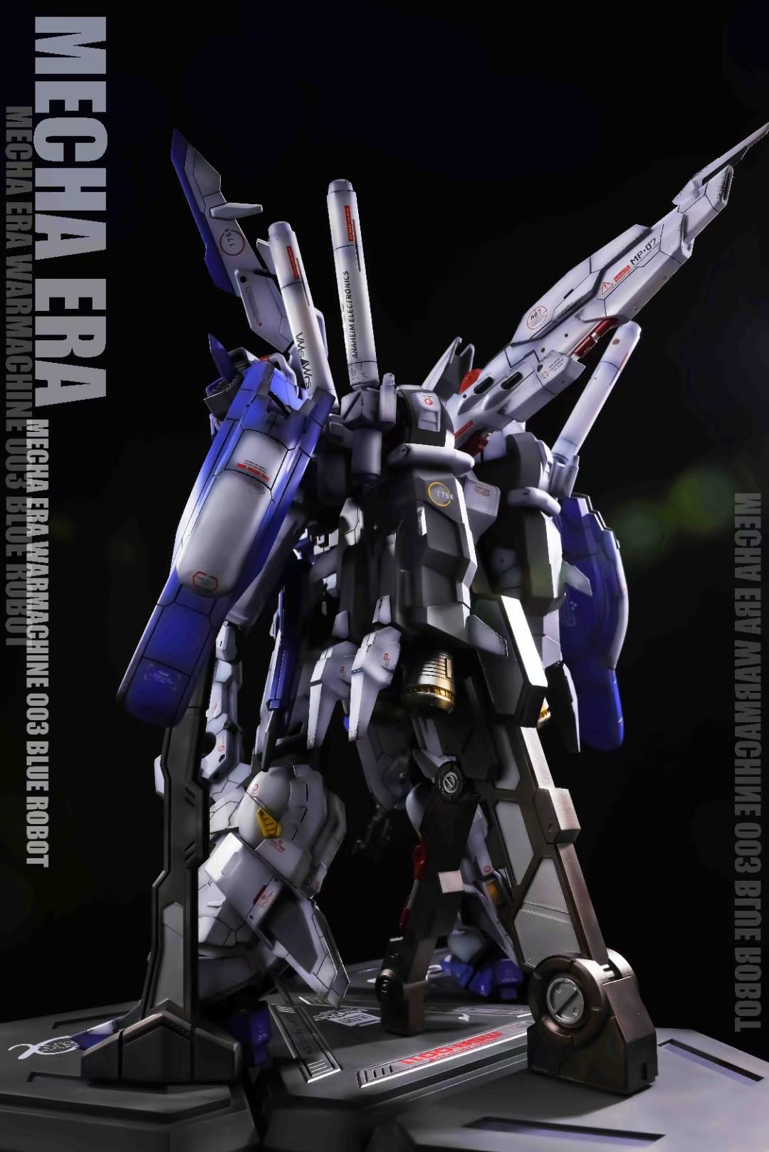 Mecha Era Studio Blue Gundam Model Kit - High-Quality Collectible Action Figure for Anime Fans & Gundam Enthusiasts | Perfect for Display, Cosplay, and Gift Giving
