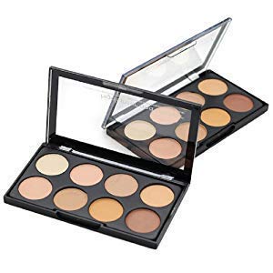 ClubComfort Beauty 8-Shade Cream Concealer & 36-Hour Eyeliner Set with 3 Beauty Blender Sponges - Perfect for Full Face Makeup, Contouring & Touch-Ups