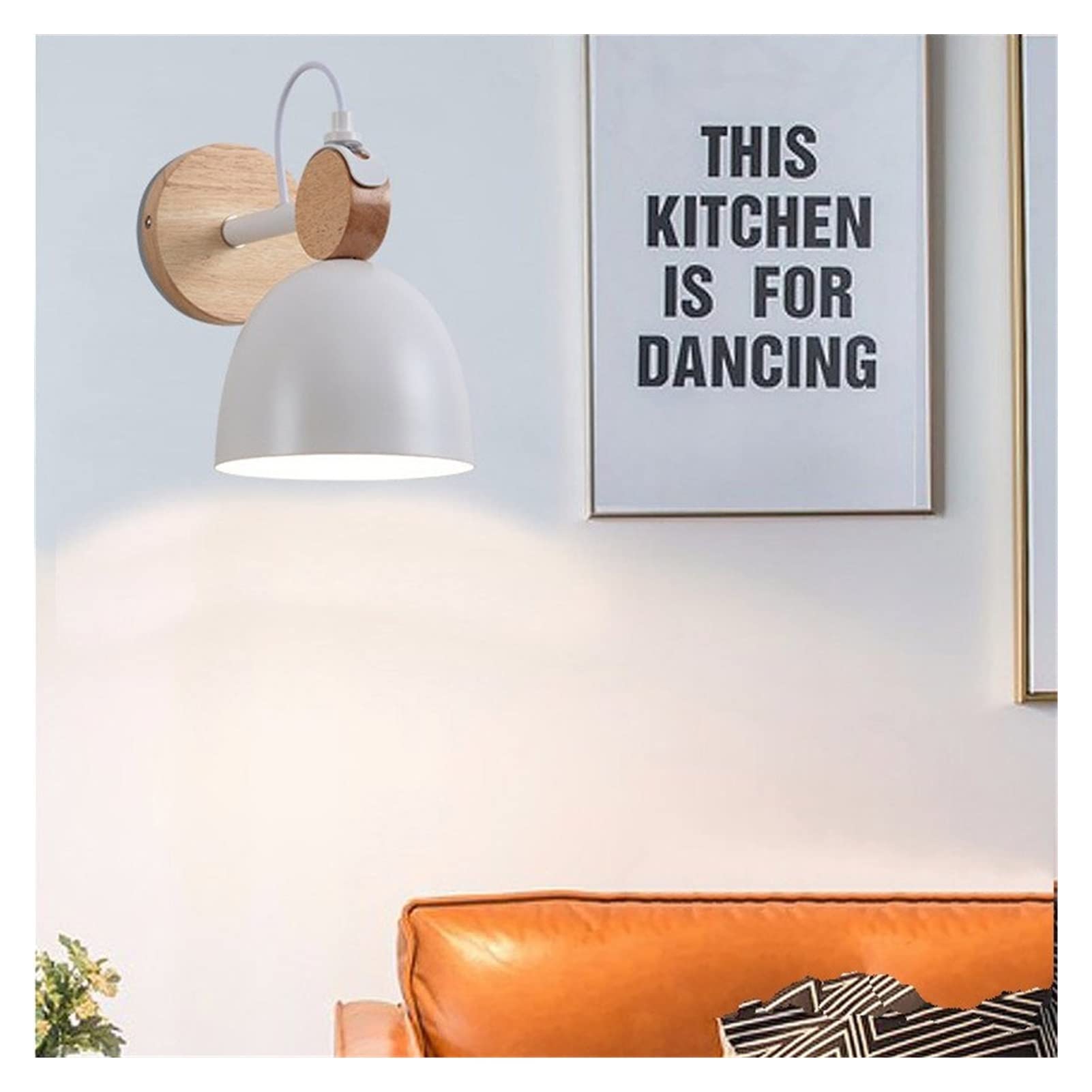 Modern LED Wall Lamp - Dimmable Macaron Sconce Light for Bedroom, Staircase, Hallway & Kids Room Decor - Energy Saving Warm White Light - Perfect for Night Reading & Cozy Ambiance