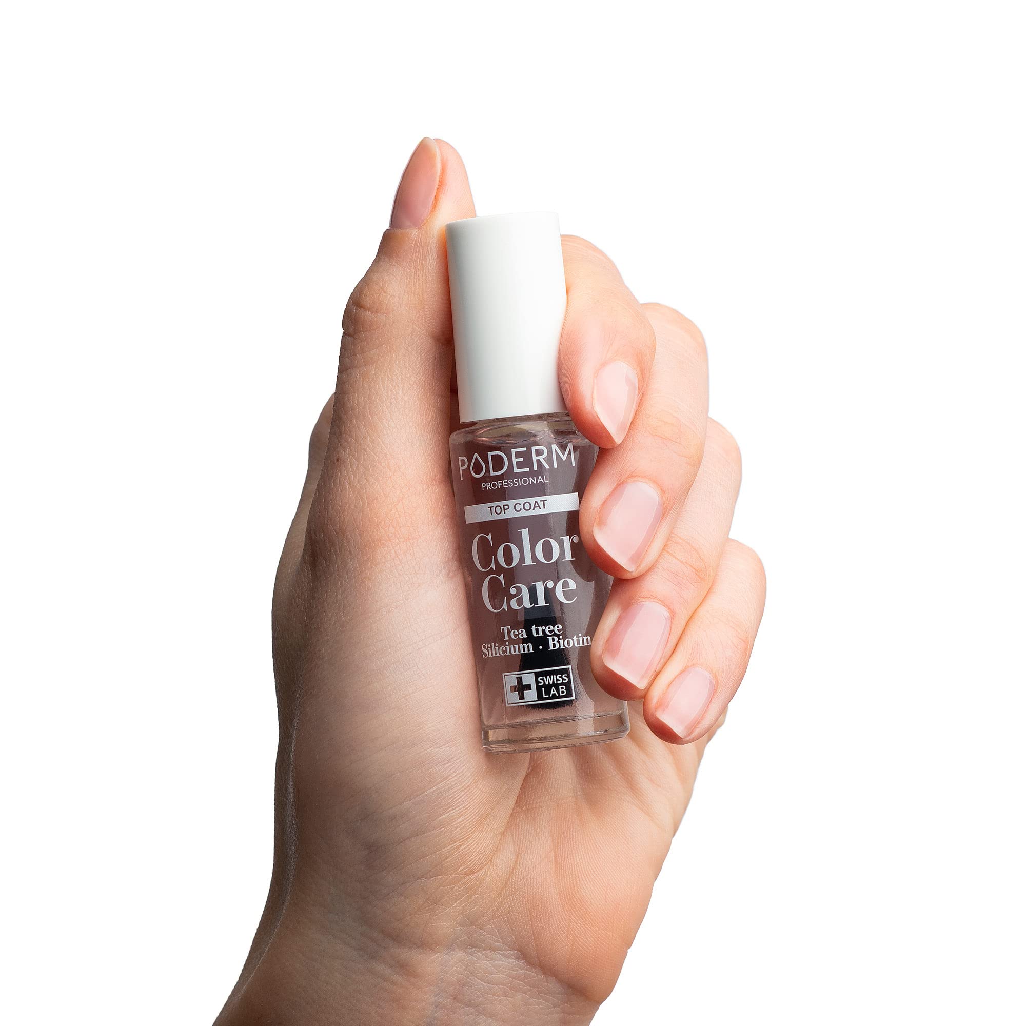 Poderm - Professional Nail Care Set | Base Coat & Top Coat for Perfect Shine & Protection | Vegan Swiss-Made Nail Treatment | Prevents & Repairs Yellow/Damaged Nails | Ideal for Salon & Home Manicures