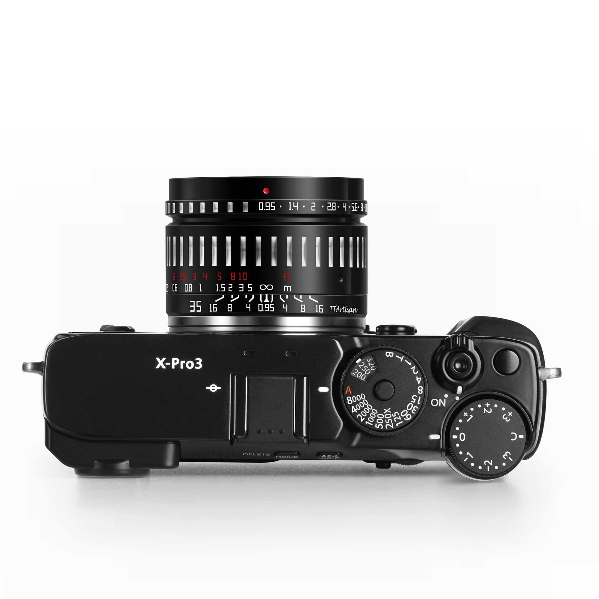 TTArtisan 35mm F0.95 APS-C Large Aperture Manual Focus Lens for Fujifilm X Mount (X-A10, X-A20, X-A3, X-A5) - Perfect for Low Light Photography, Portraits & Street Shooting