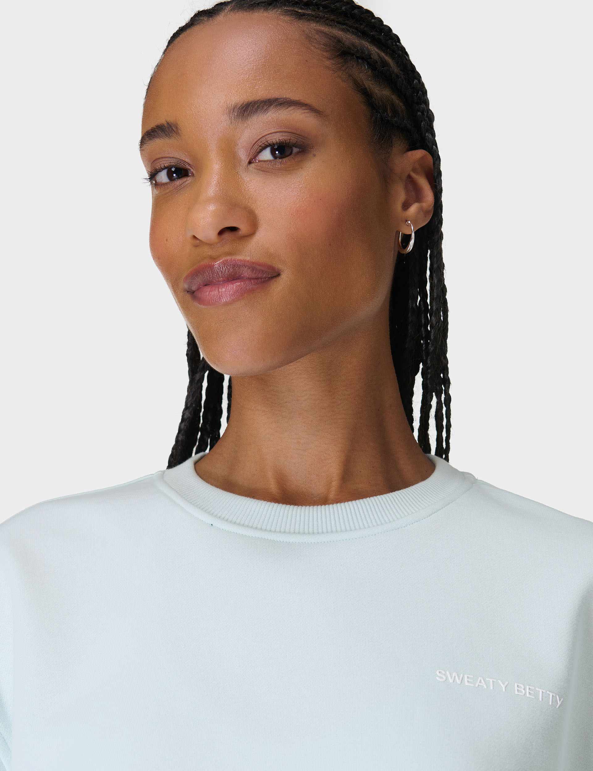 Revive Crew Neck Sweatshirt - Day Break Blue | Comfortable Casual Pullover for Men & Women | Perfect for Lounge Wear, Gym, and Everyday Outfits
