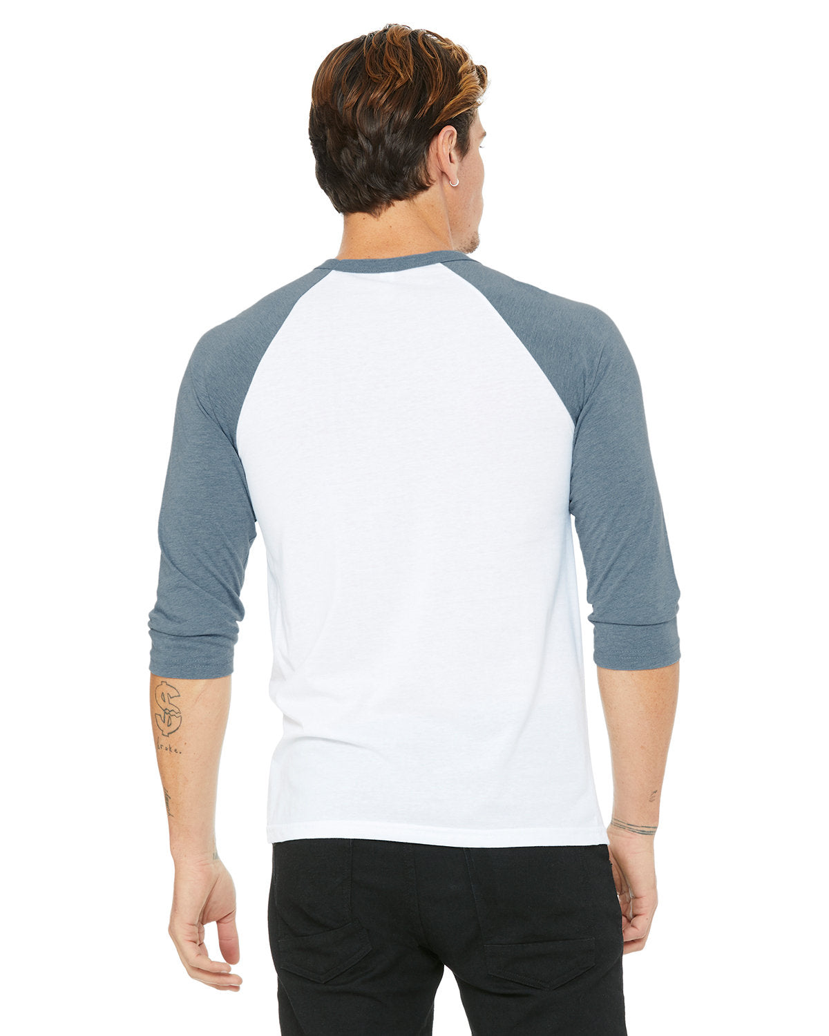 Bella + Canvas 3200 Unisex 3/4 Sleeve Baseball Tee - Soft Cotton Jersey T-Shirt for Men & Women - Perfect for Sports, Casual Wear & Team Uniforms