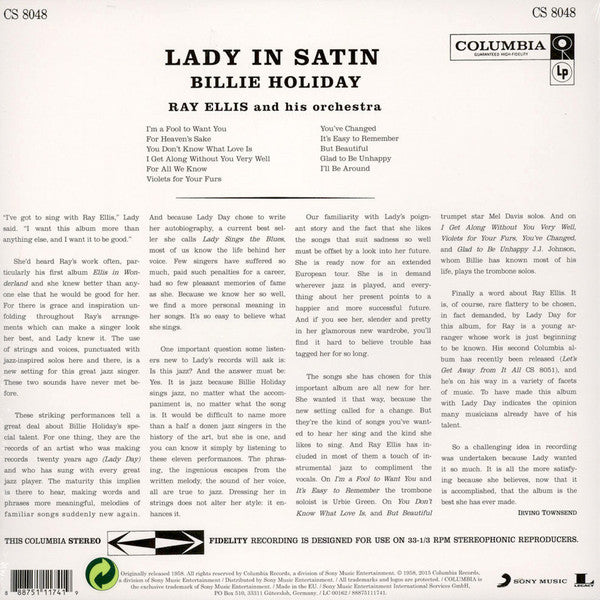 Billie Holiday CD - Best Jazz Music Albums Collection - Perfect for Relaxing, Dinner Parties & Jazz Lovers