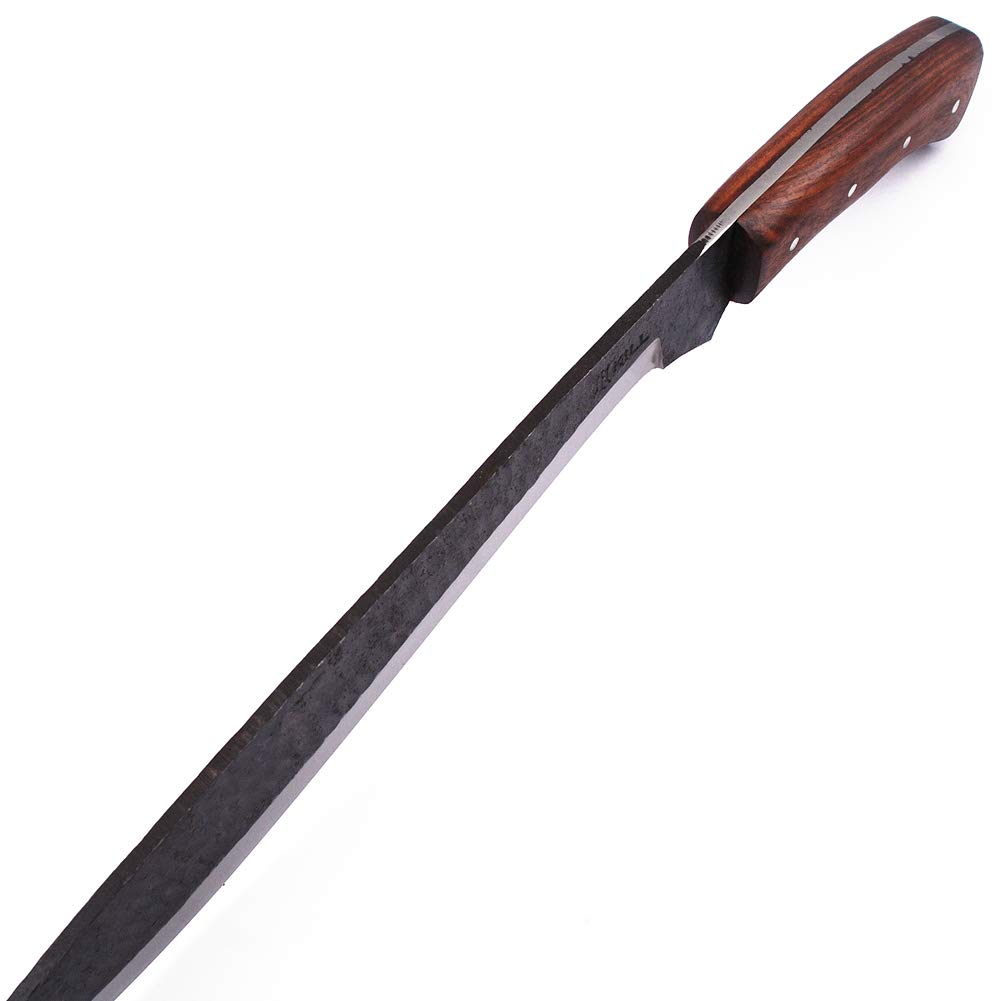 Authentic Hand-Forged Himalayan Kukri Machete - Full Tang Grassland Design for Outdoor Survival, Camping & Bushcraft Adventures