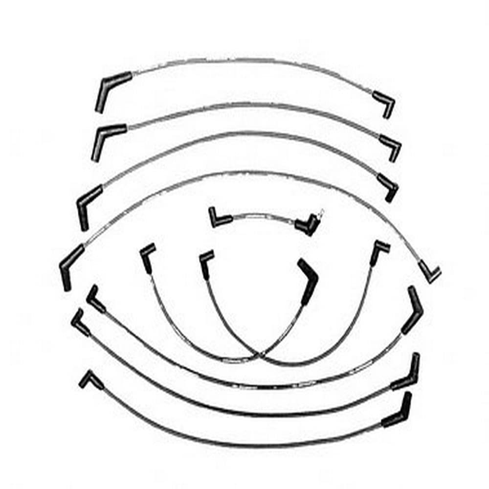 Ford Racing 9mm High Performance Spark Plug Wire Sets - Blue | Compatible with Mustang, F-150 & More | Enhanced Ignition for Racing & Daily Driving
