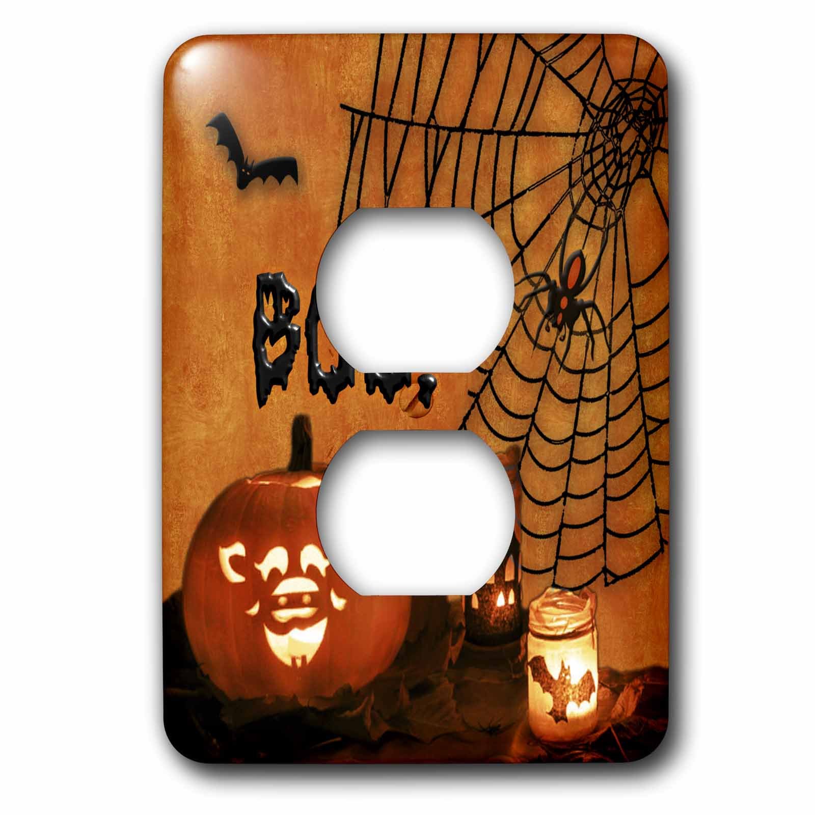 3D Rose Boo Jack Outlet Cover - Halloween Decor, Ghost Face Electrical Outlet Protector for Home Safety & Spooky Decorations - Perfect for Kids' Rooms, Parties & Themed Events