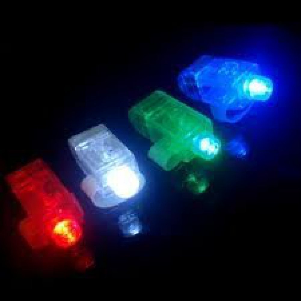 40-Piece LED Finger Lights for Raves, Parties & Night Events - Multi-Color Glow Sticks for Concerts, Halloween, Festivals & Dance Performances