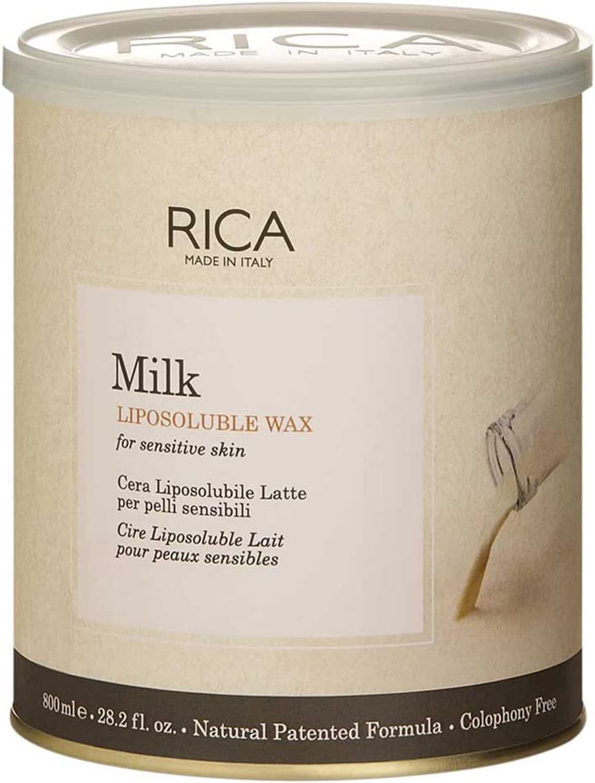 Rica Milk Wax - 800ml Hair Styling Wax for Men & Women - Smooth Hold & Shine - Perfect for Daily Styling, Curly Hair & Frizz Control