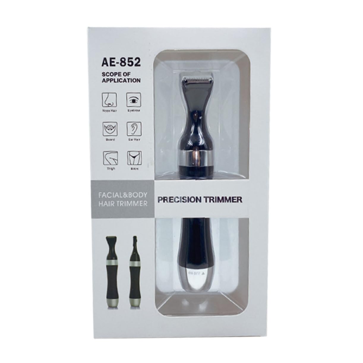 Electric Eyebrow & Facial Hair Trimmer for Men & Women - Waterproof Nose, Ear, Leg Shaver with Ergonomic Design | Perfect for Travel, Home & Salon Use