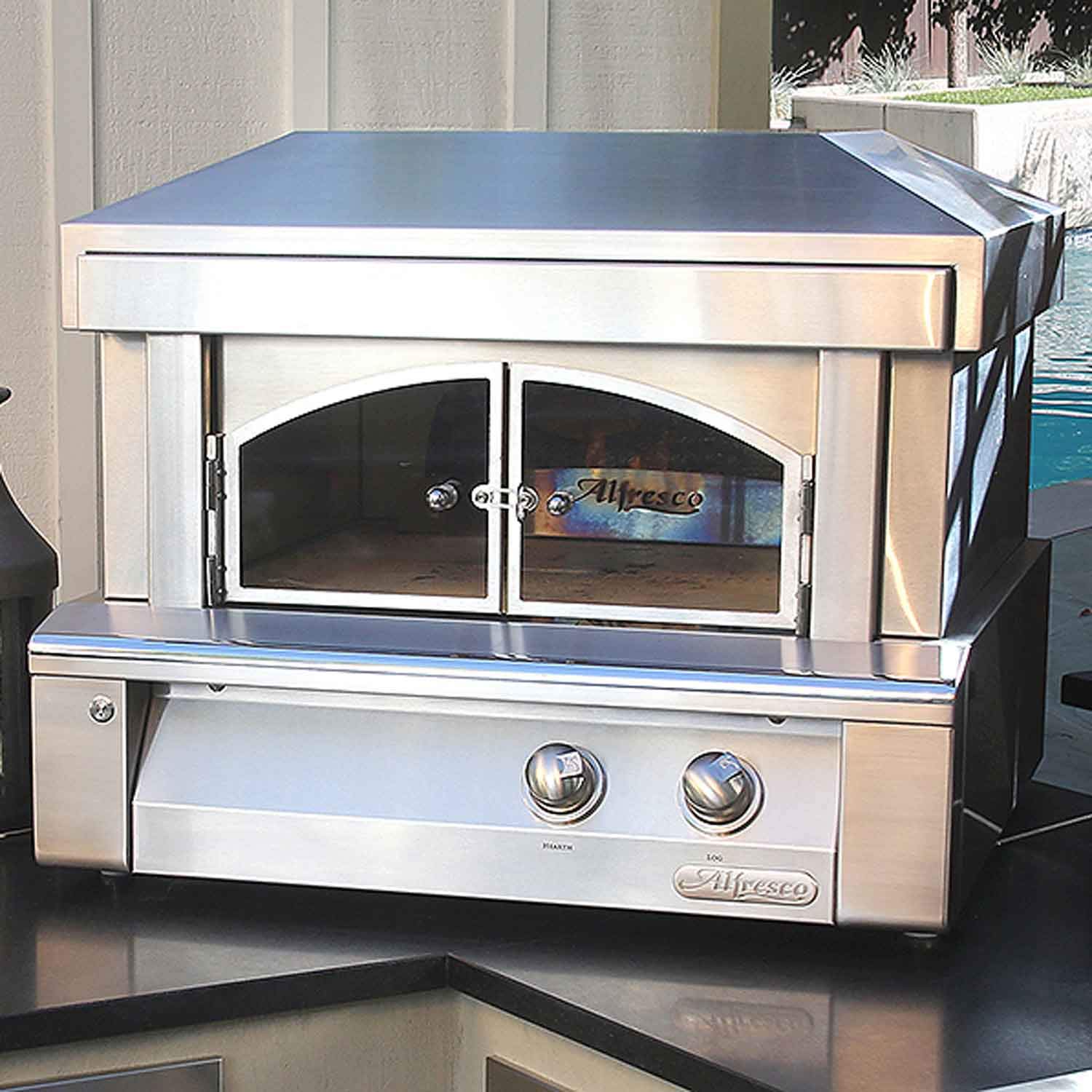 30-Inch Propane Countertop Pizza Oven (Axe-PZA-LP) – Perfect for Outdoor Cooking, Backyard Parties & Restaurant-Quality Homemade Pizza