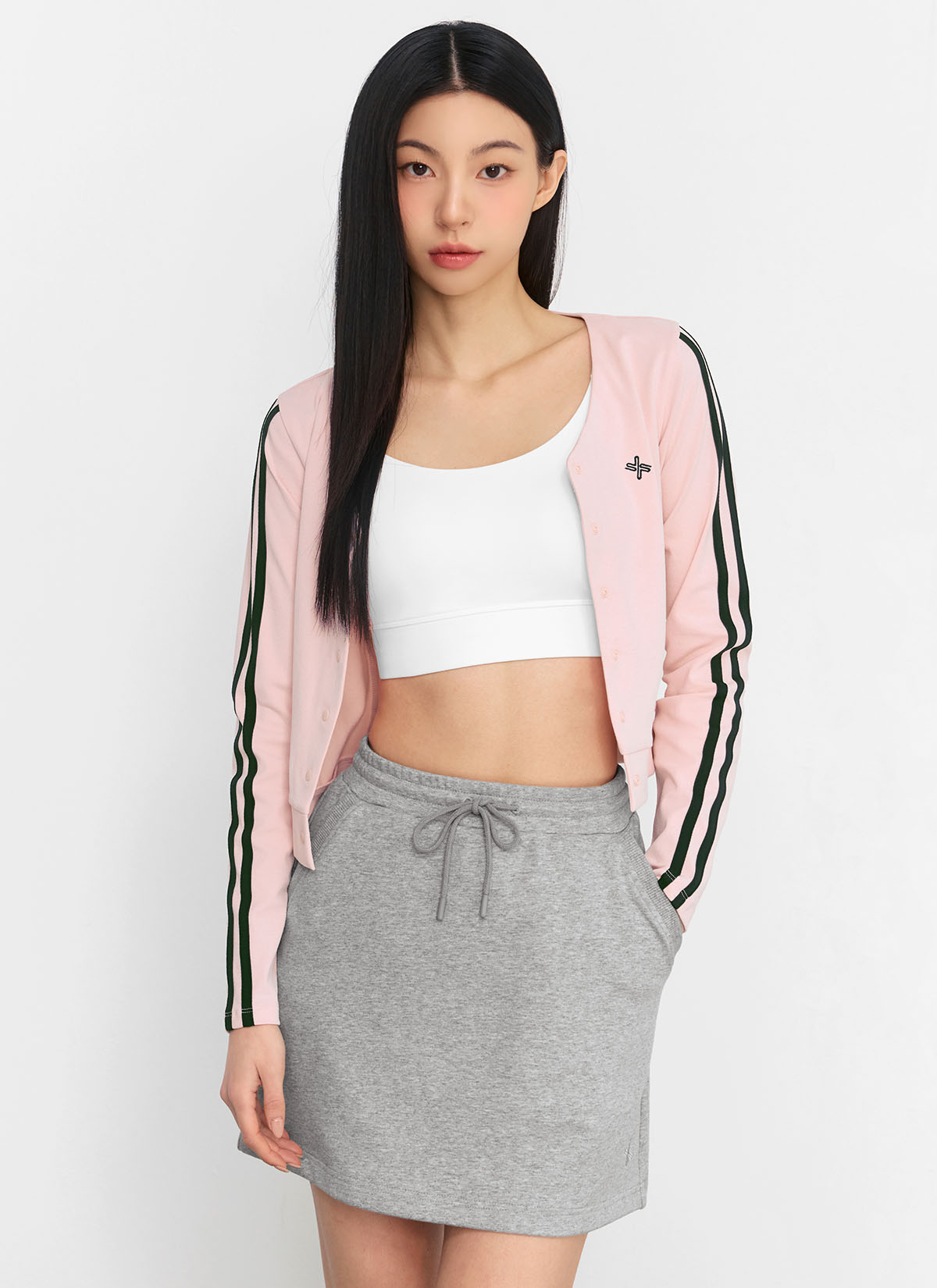 Eco-Friendly Color Block Crop Cardigan for Women - Stylish Layering Piece for Spring & Fall Fashion | Perfect for Casual Outfits, Office Wear, and Date Nights