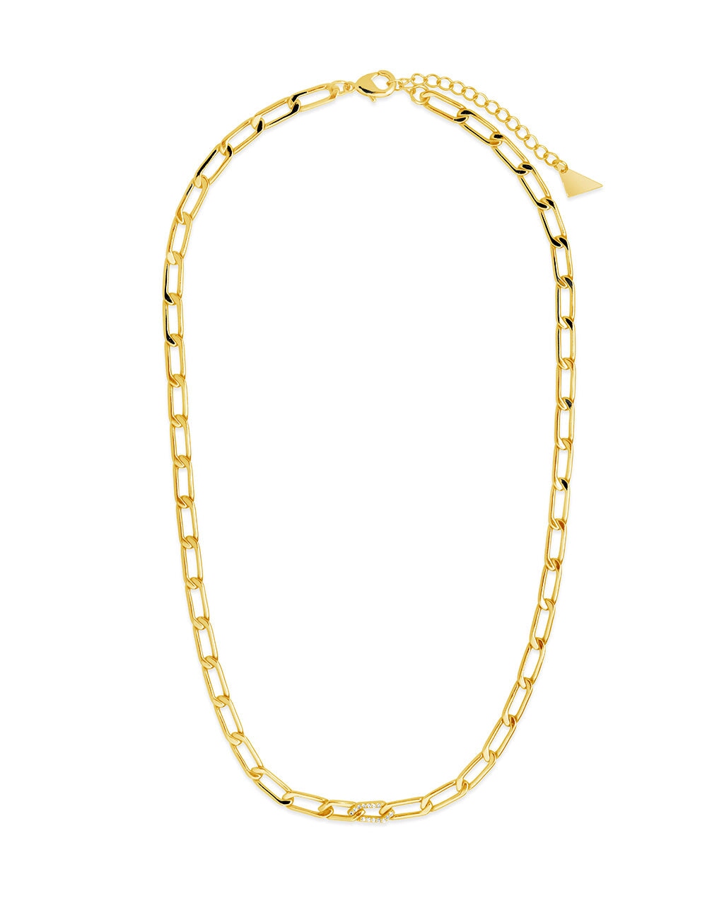 Elegant CZ Chain Necklace for Women - Sparkling Cubic Zirconia Pendant Jewelry - Perfect for Parties, Weddings & Everyday Wear